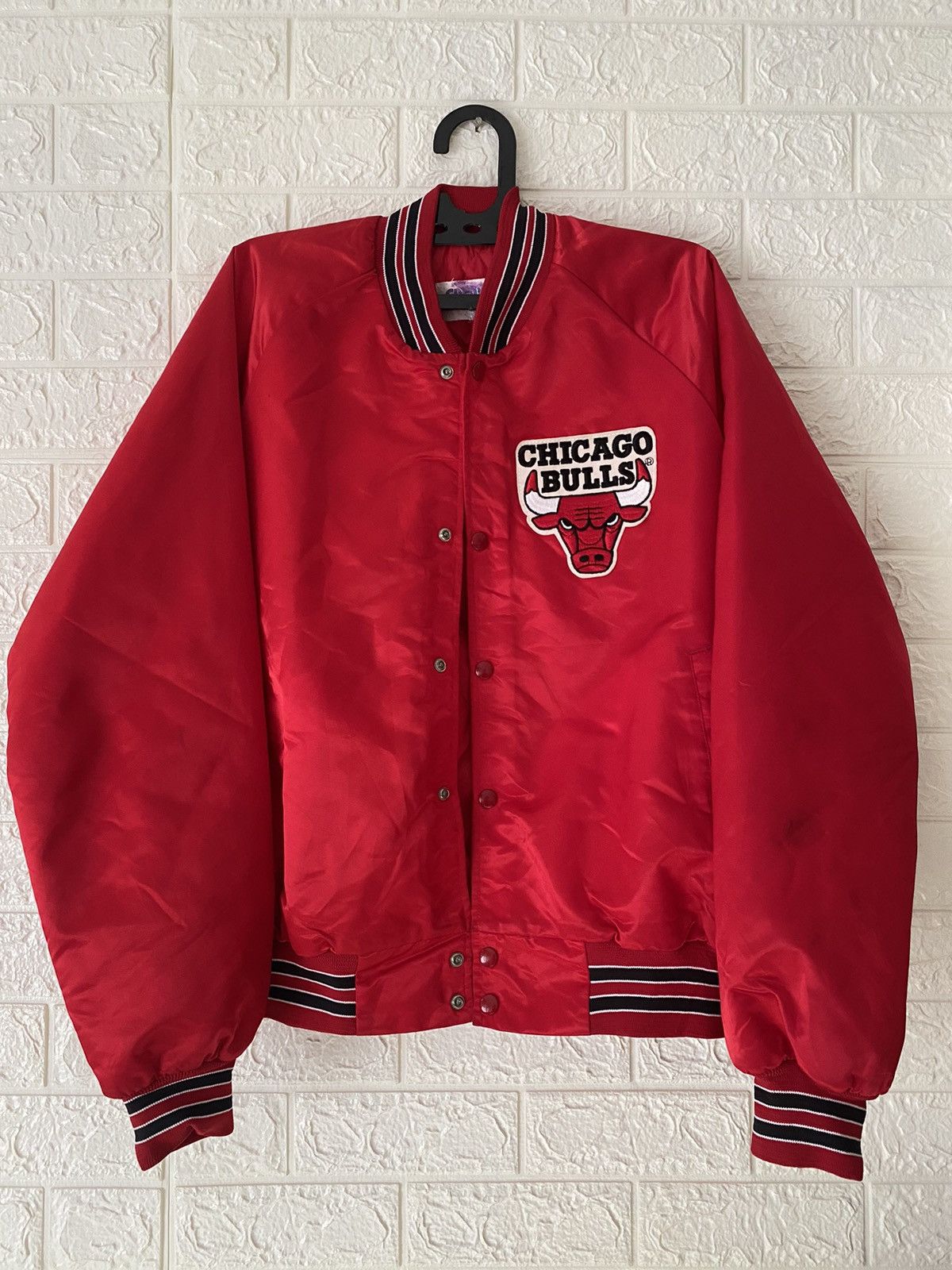 Vintage Chicago Bulls By Chalk Line Bombers Jacket