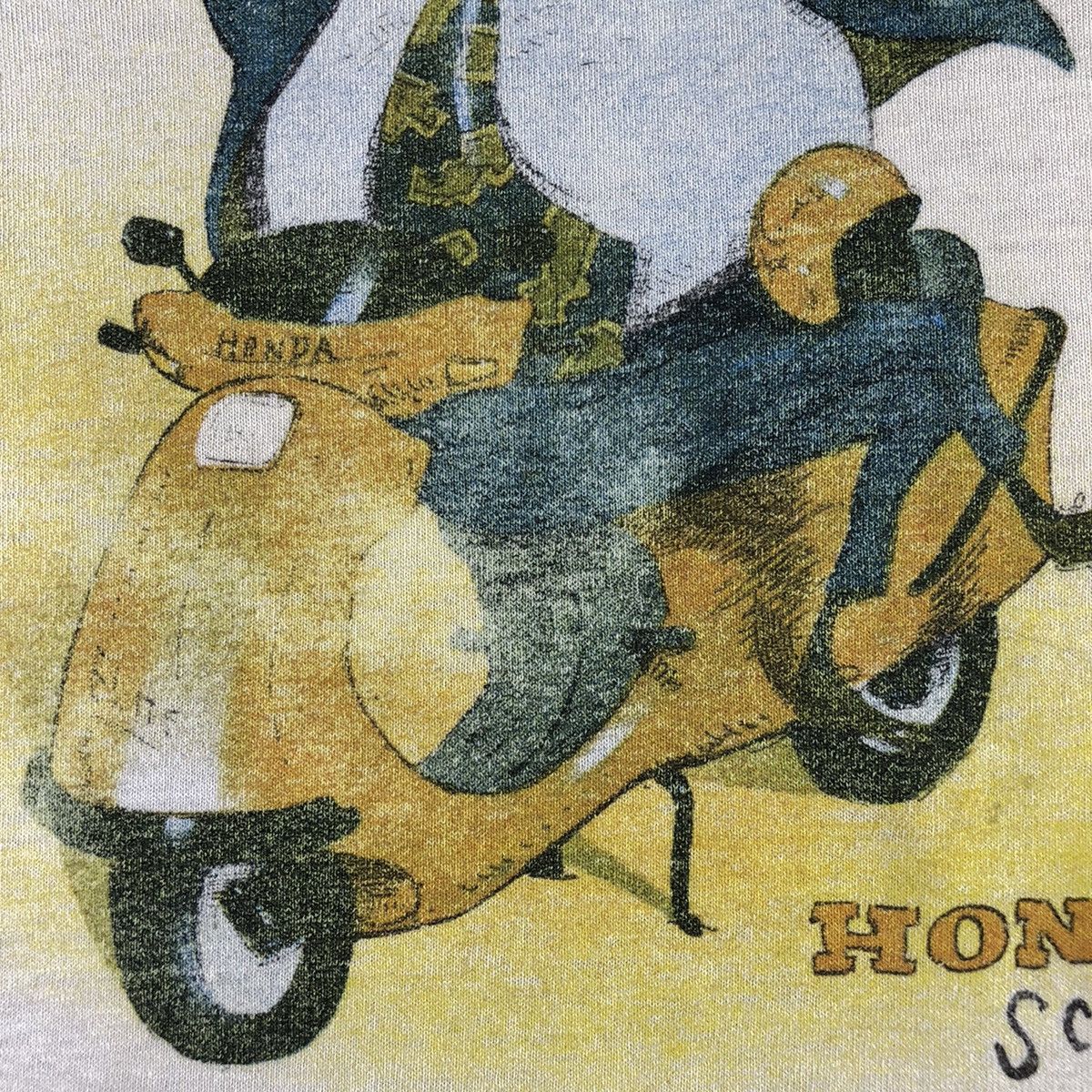 Honda × Vintage Honda Scooters Motorcycle 90s Vintage Distressed T Shirt XL Size US XL / EU 56 / 4 - 5 Thumbnail