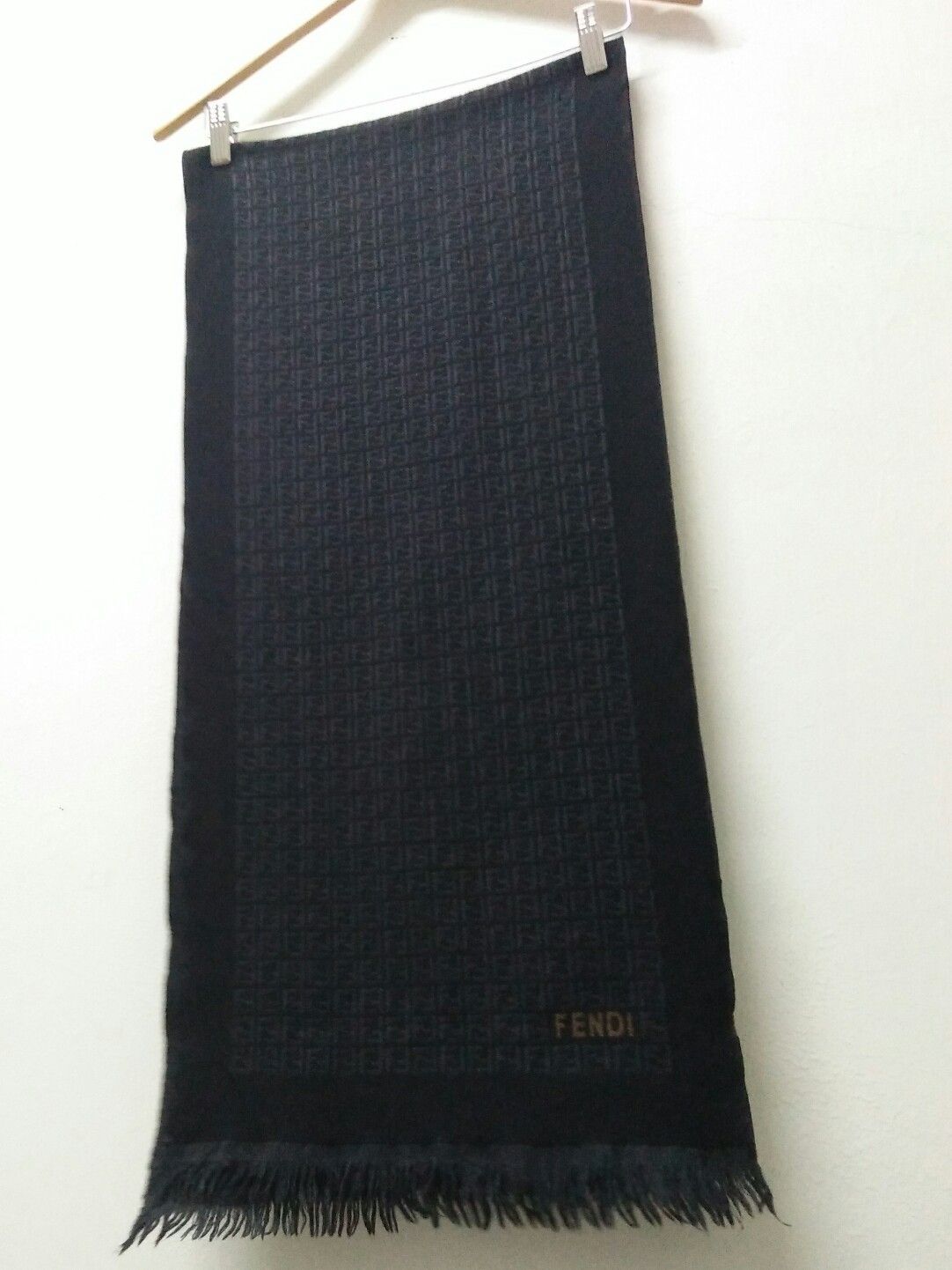 Fendi Fendi monogram wool scarft Size ONE SIZE - 1 Thumbnail