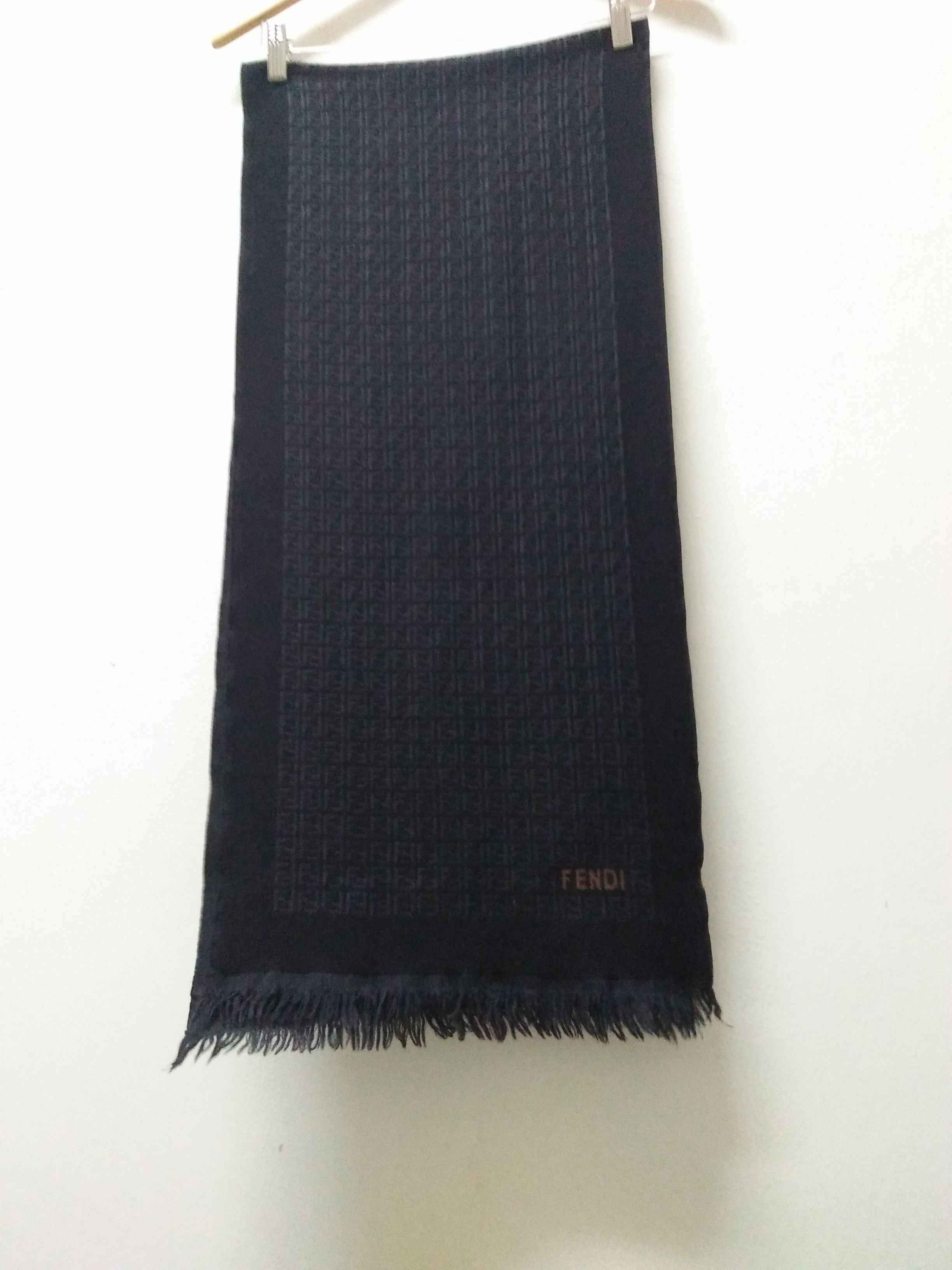 Fendi Fendi monogram wool scarft Size ONE SIZE - 6 Thumbnail
