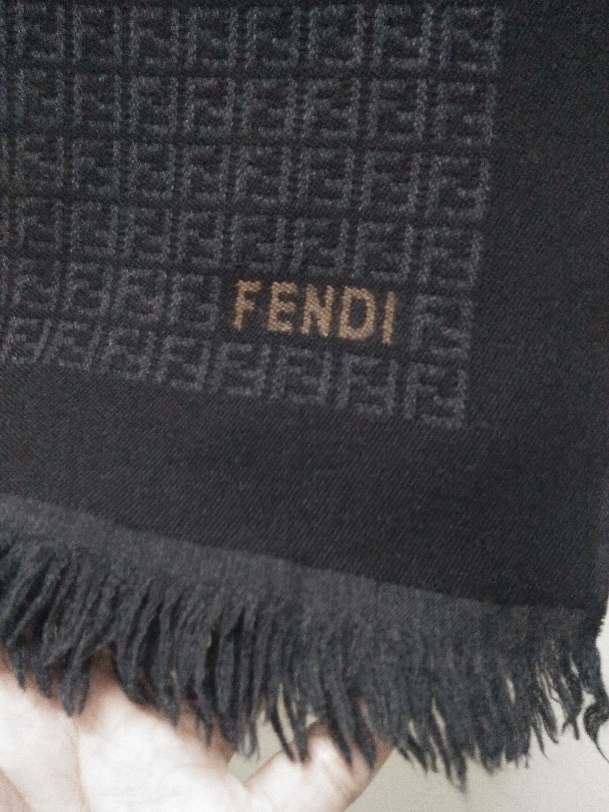 Fendi Fendi monogram wool scarft Size ONE SIZE - 5 Thumbnail
