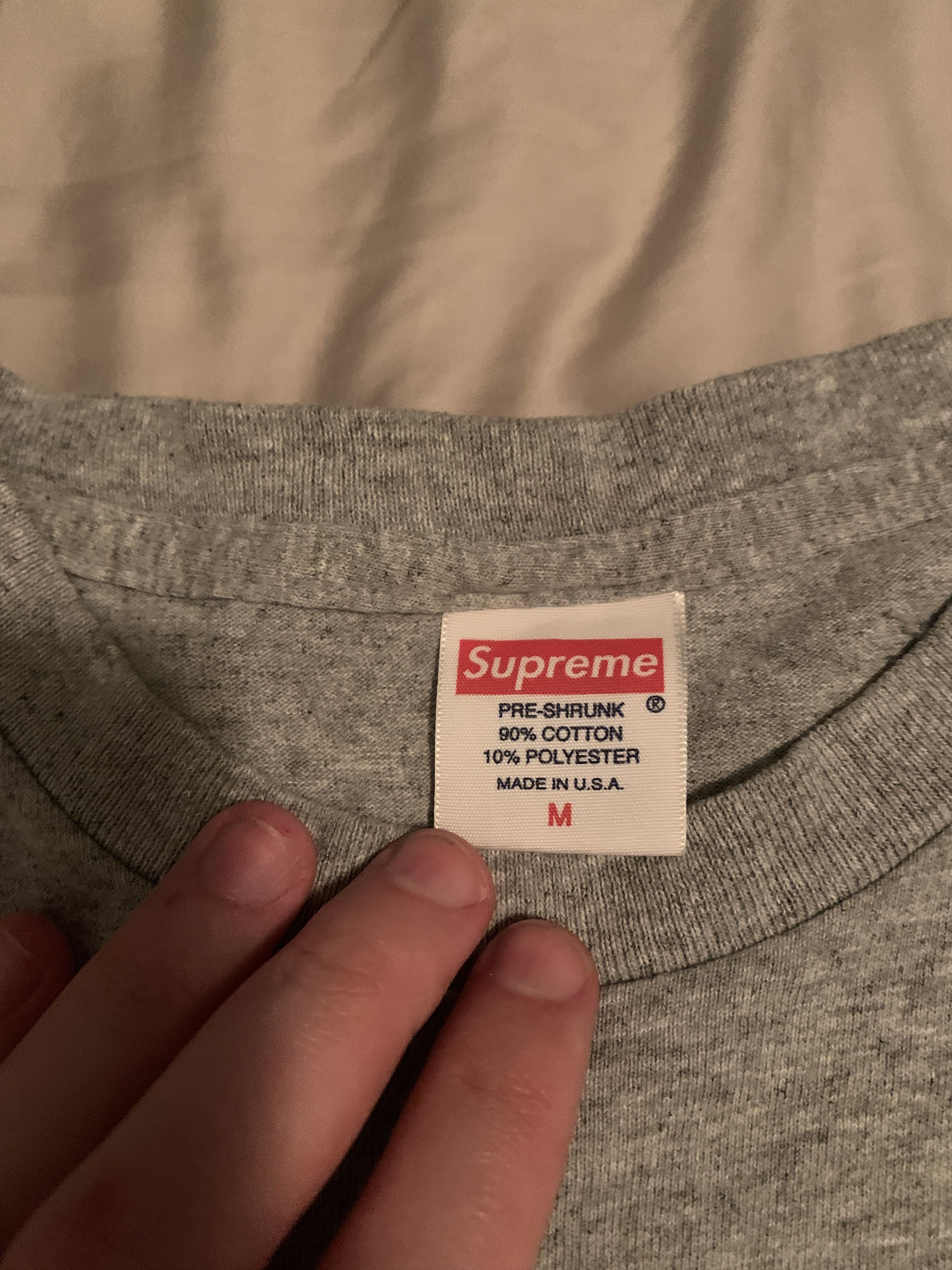 Supreme Motion Logo Tee S/S 2016 Grey Size Medium Size US M / EU 48-50 / 2 - 3 Thumbnail