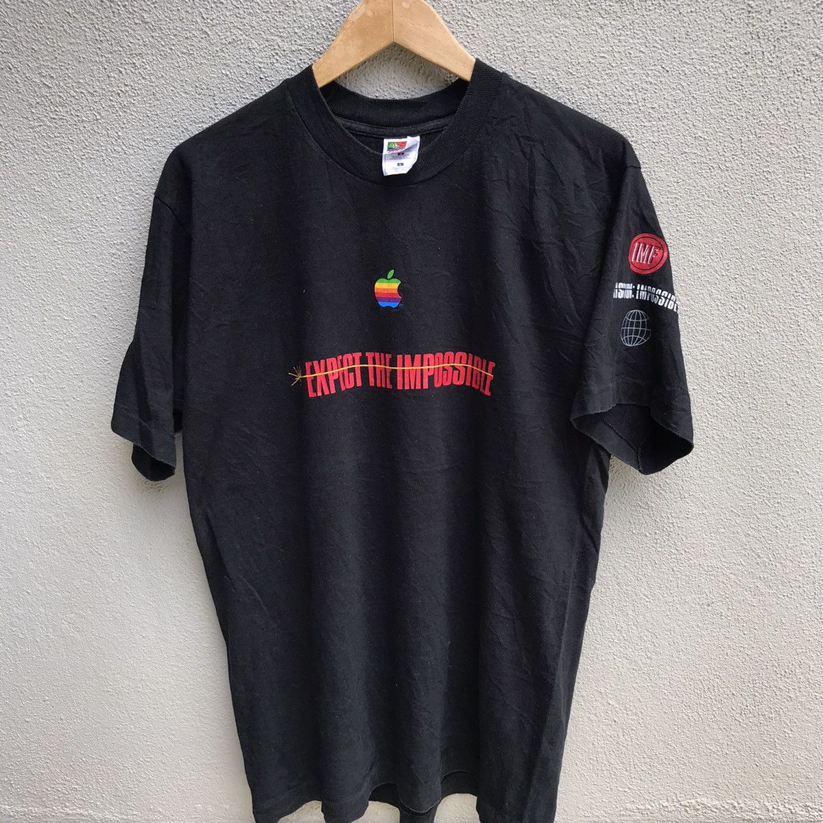 Apple Vintage 90s APPLE mission impossible promo tee macinstosh Size US L / EU 52-54 / 3 - 2 Thumbnail