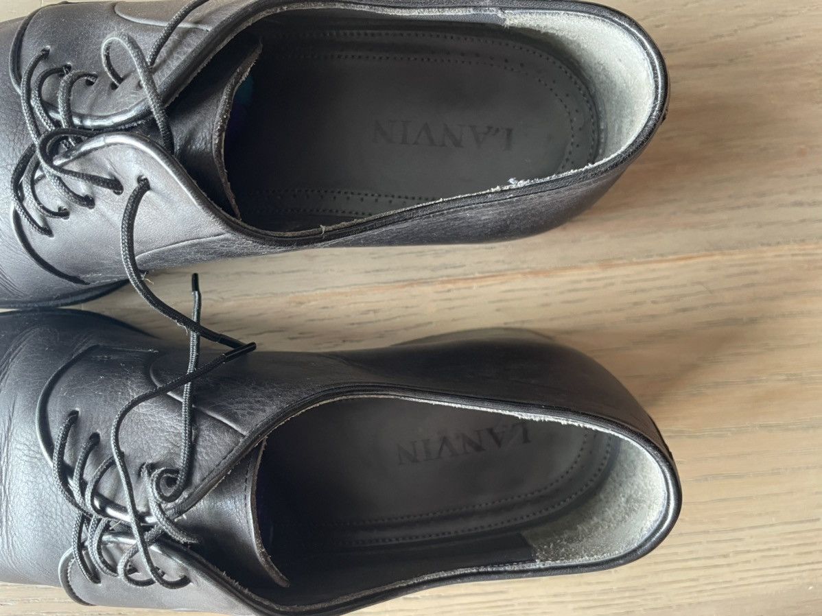 Lanvin Lanvin Grey nubuck Oxford lace ups 10/43 Size US 10 / EU 43 - 5 Thumbnail