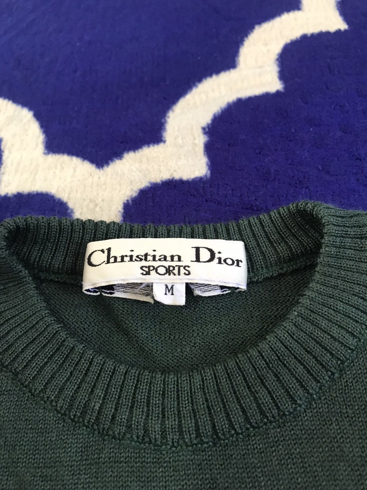 Christian Dior Monsieur × Vintage Vintage Christian Dior Golf Embroidered Logo Knitwear Size US M / EU 48-50 / 2 - 2 Thumbnail