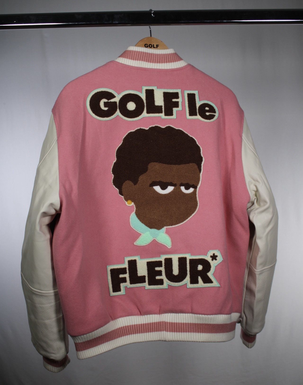 Golf le fleur pink bomber jacket hot sale