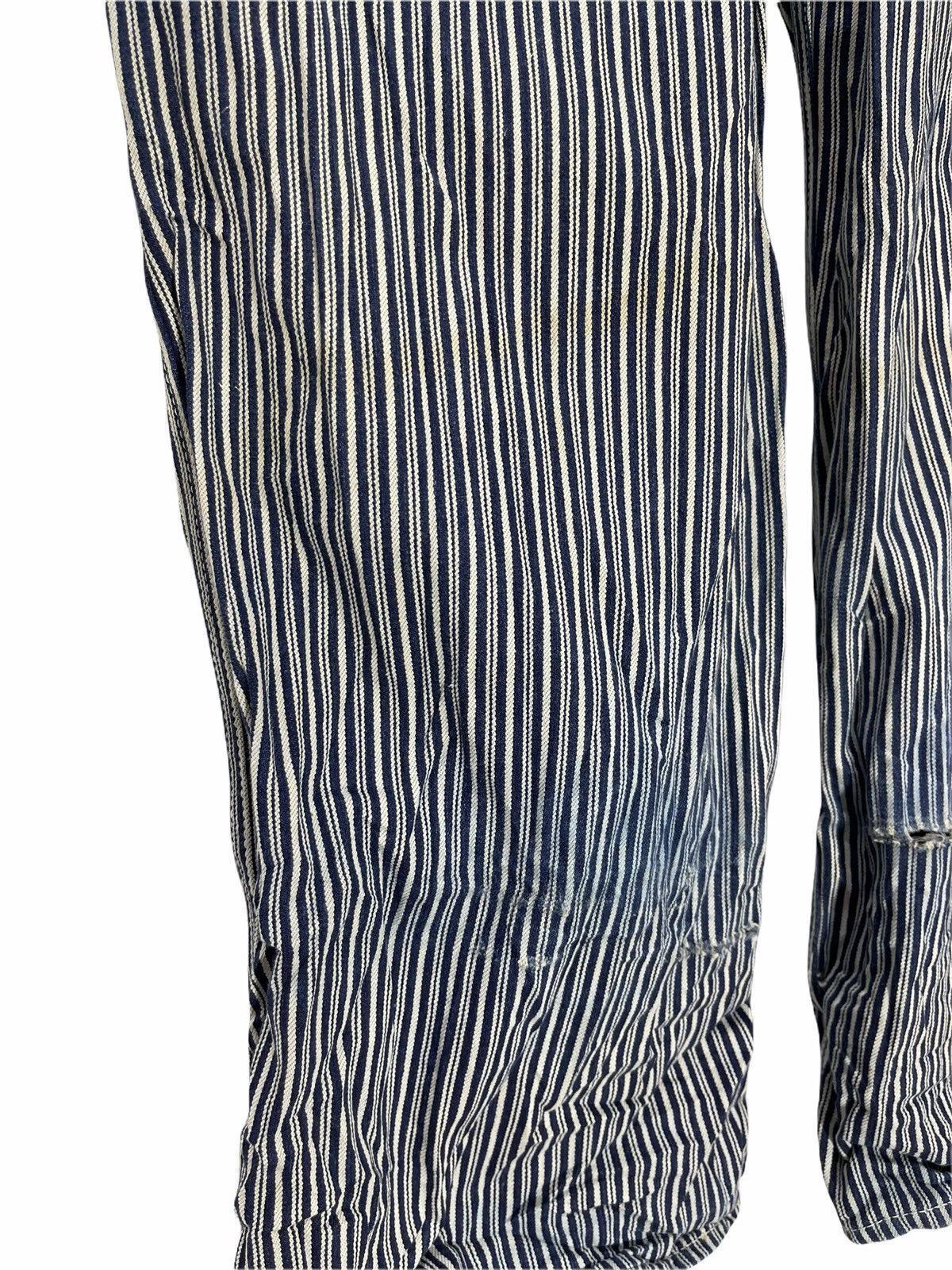 Johnbull John Bull Overalls Hickory Work Wear Loose 33🟦 Size US 33 - 8 Thumbnail