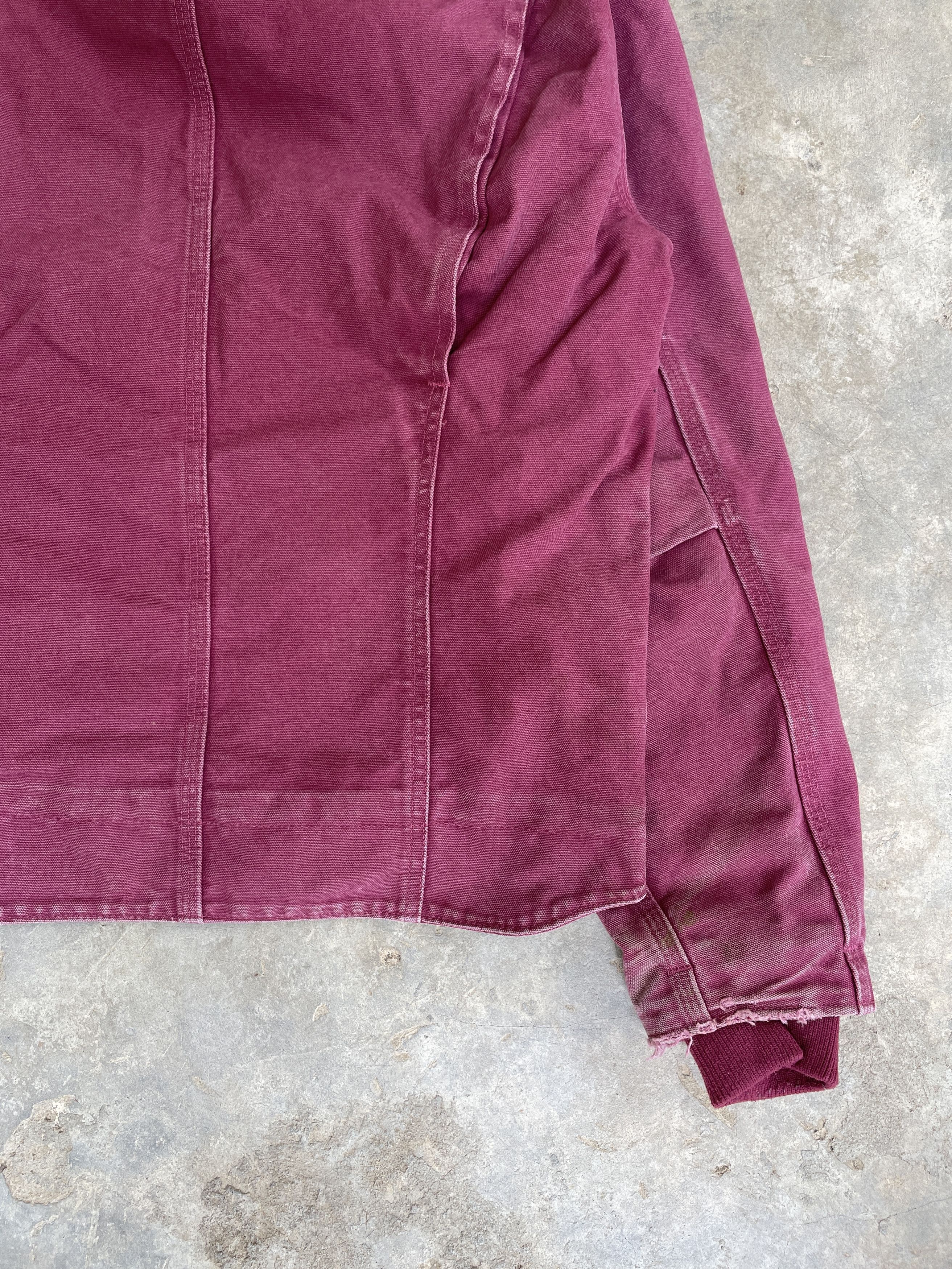 Vintage 1990s Sun Faded Pink Carhartt Jacket Size US S / EU 44-46 / 1 - 5 Thumbnail