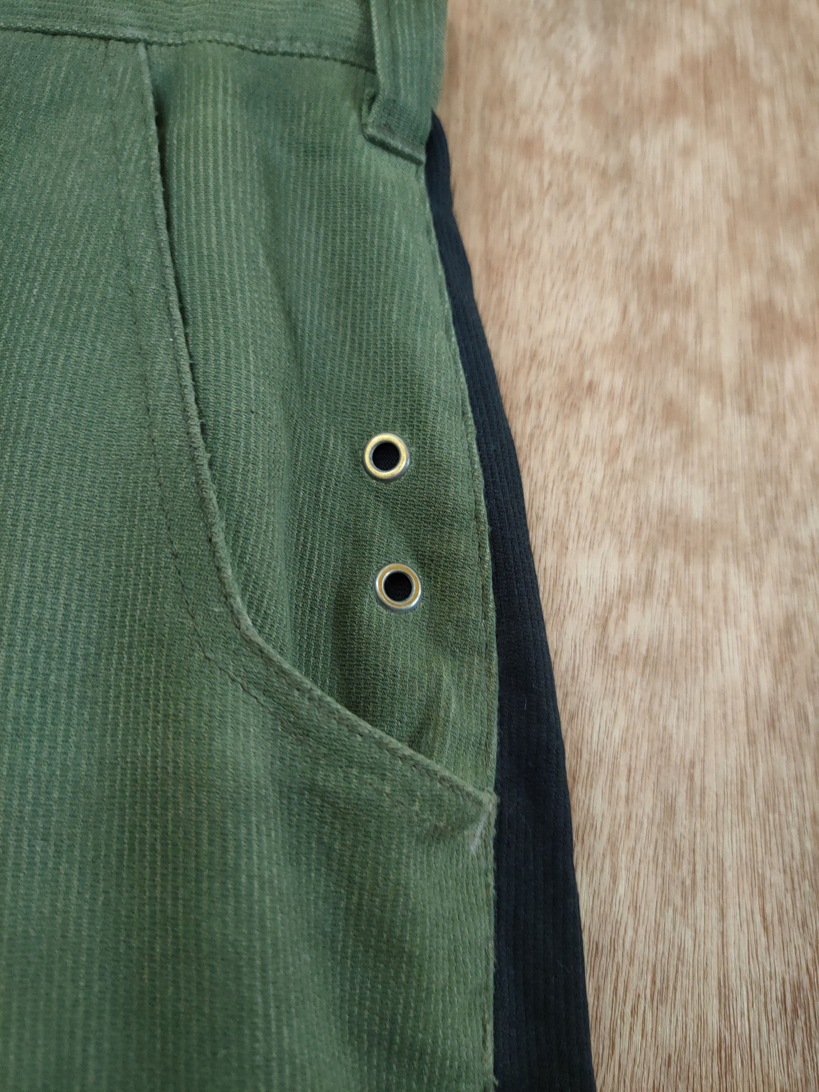 Japanese Brand DL G-Ground green multi pocket tactical cargo pants #46-298 Size US 33 - 5 Thumbnail