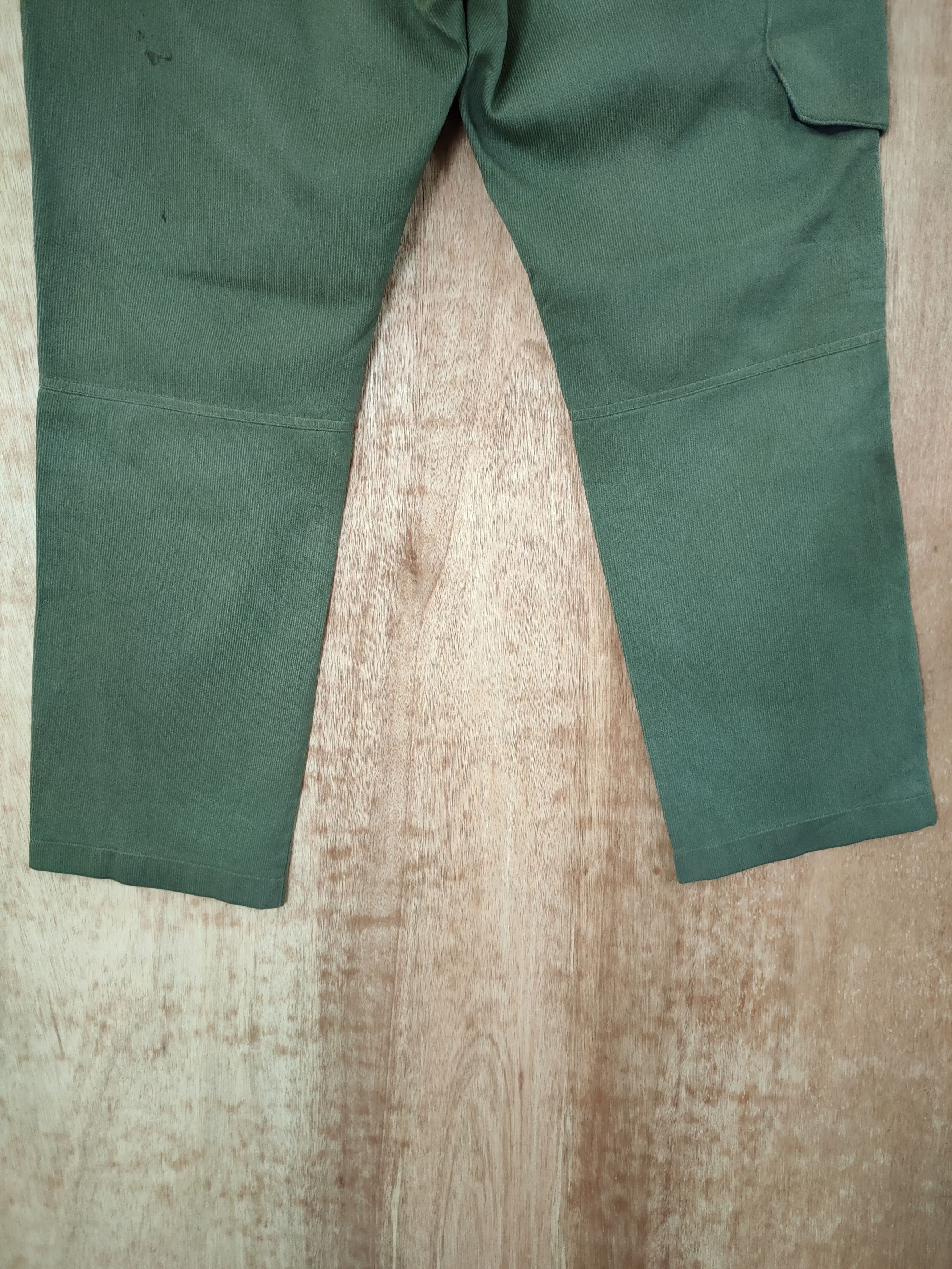 Japanese Brand DL G-Ground green multi pocket tactical cargo pants #46-298 Size US 33 - 8 Thumbnail