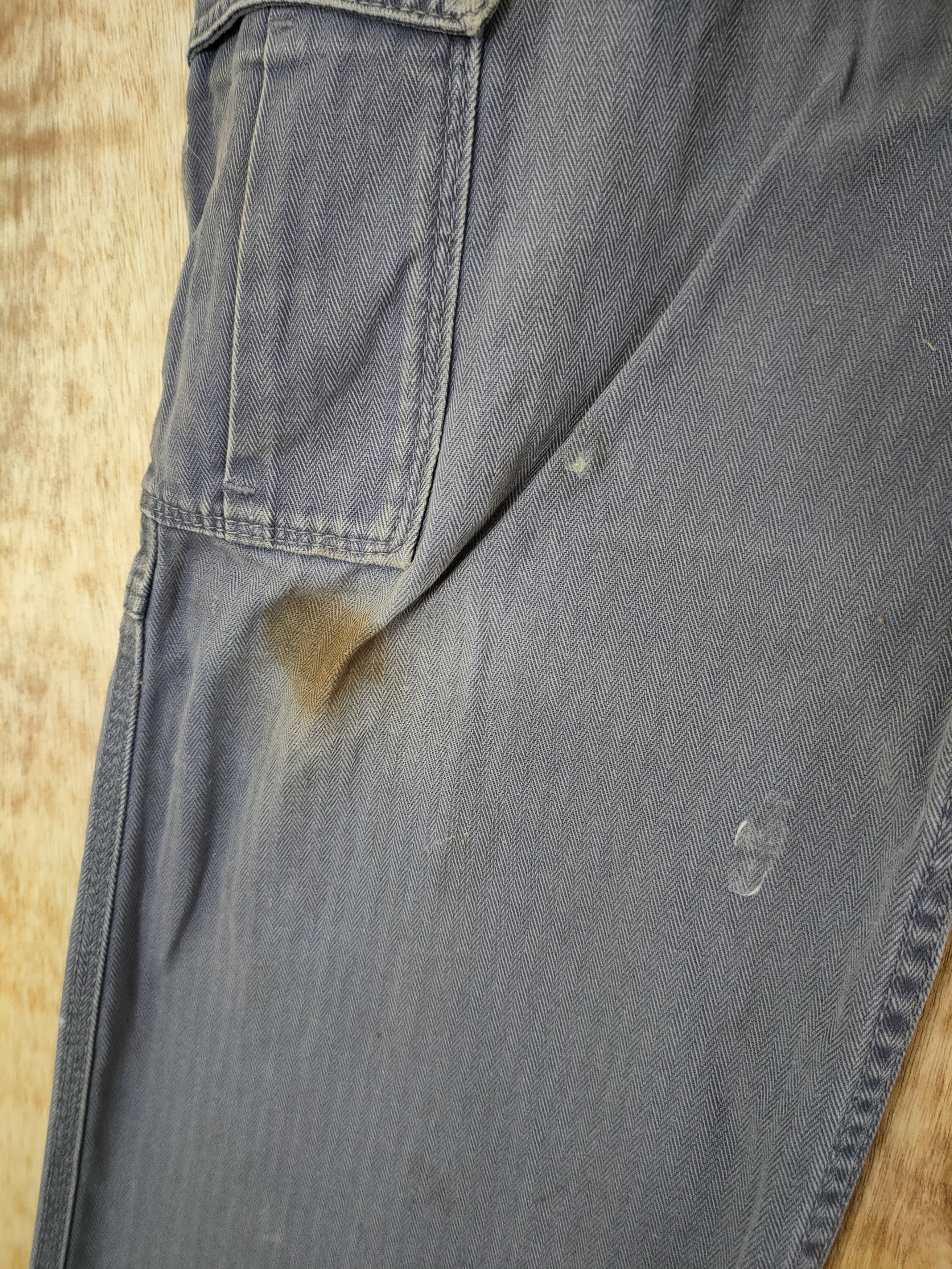 Japanese Brand DLL Evenriver thrashed faded distressed cargo pants #46-291T Size US 30 / EU 46 - 5 Thumbnail