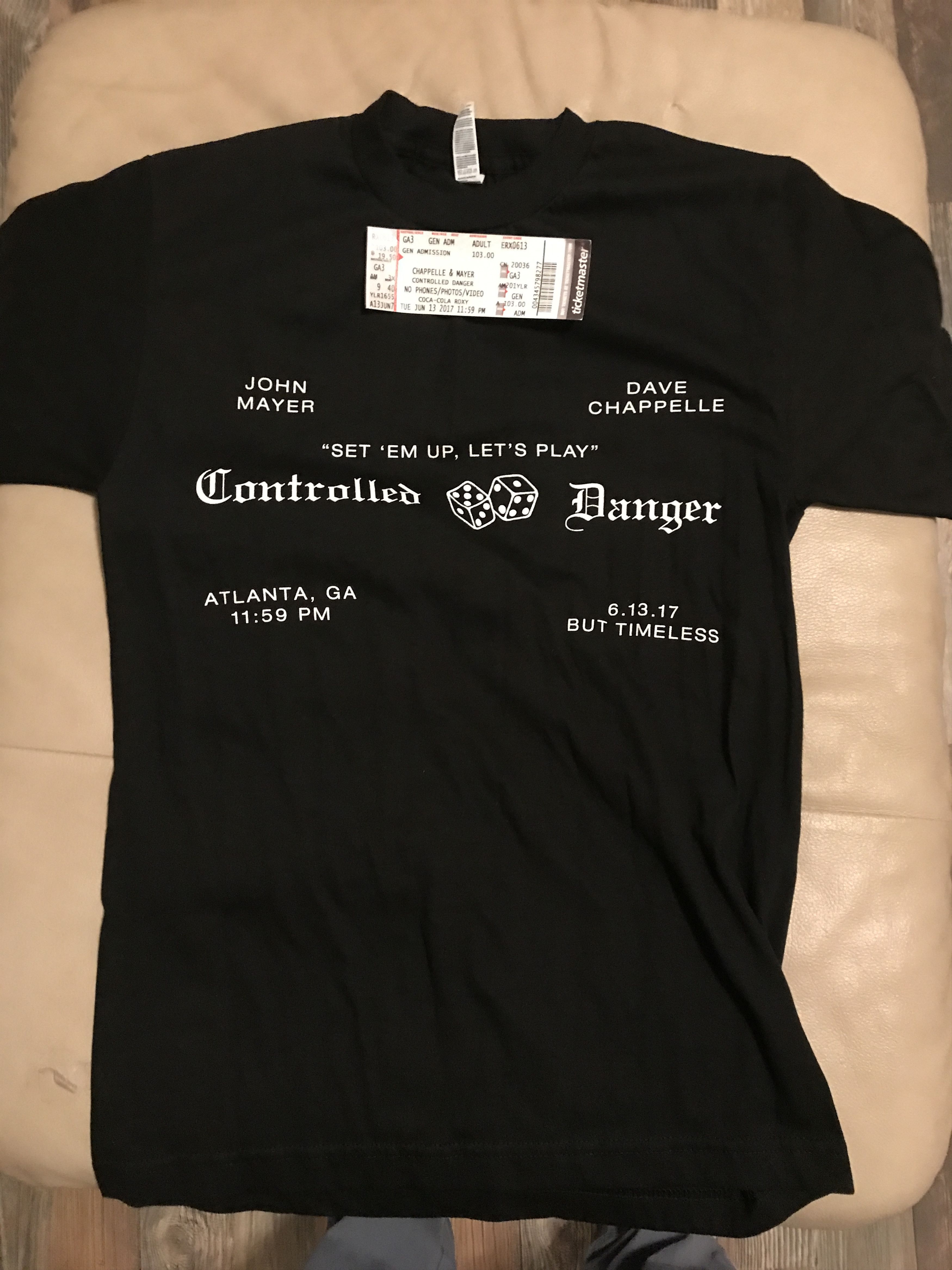 Limited Edition Controlled Danger Black T-Shirt