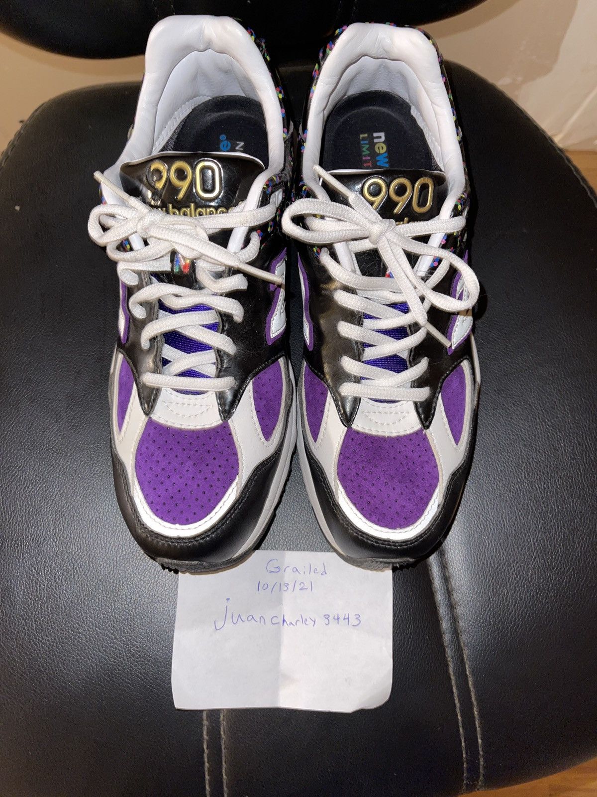 New balance 990 size 8 best sale