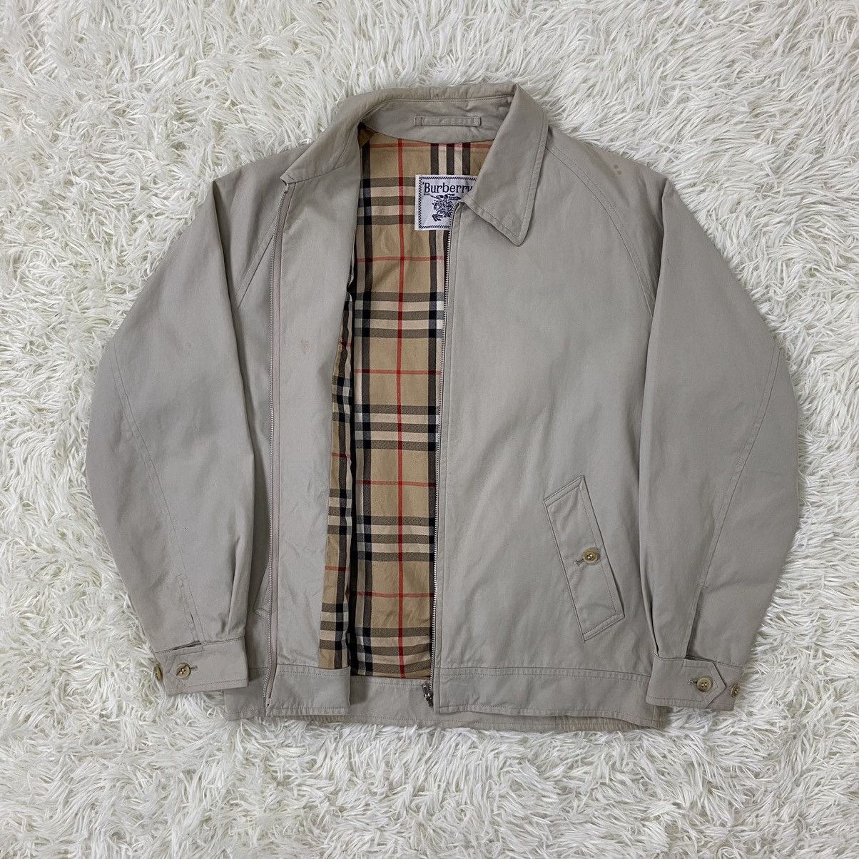 NICE DESIGN BURBERRYS ZIPPER LAGHT JACKET