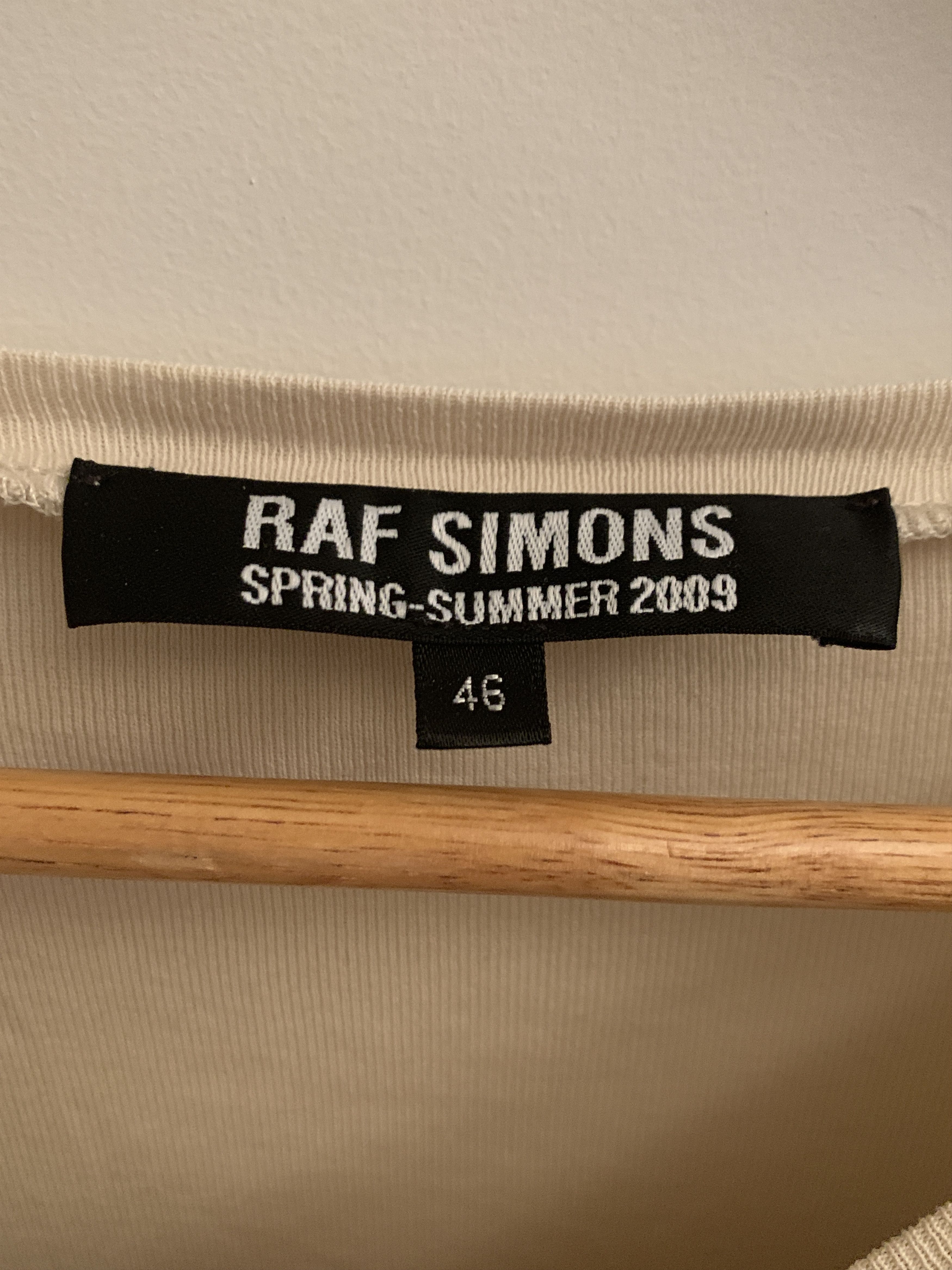 Raf Simons Spring Summer Graphic Sleevless Shirt 2009 Size US M / EU 48-50 / 2 - 4 Thumbnail