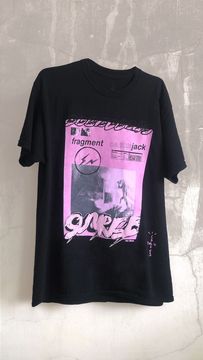 Travis Scott For Fragment Tee Pink Sunrise Tee for Sale in Boca