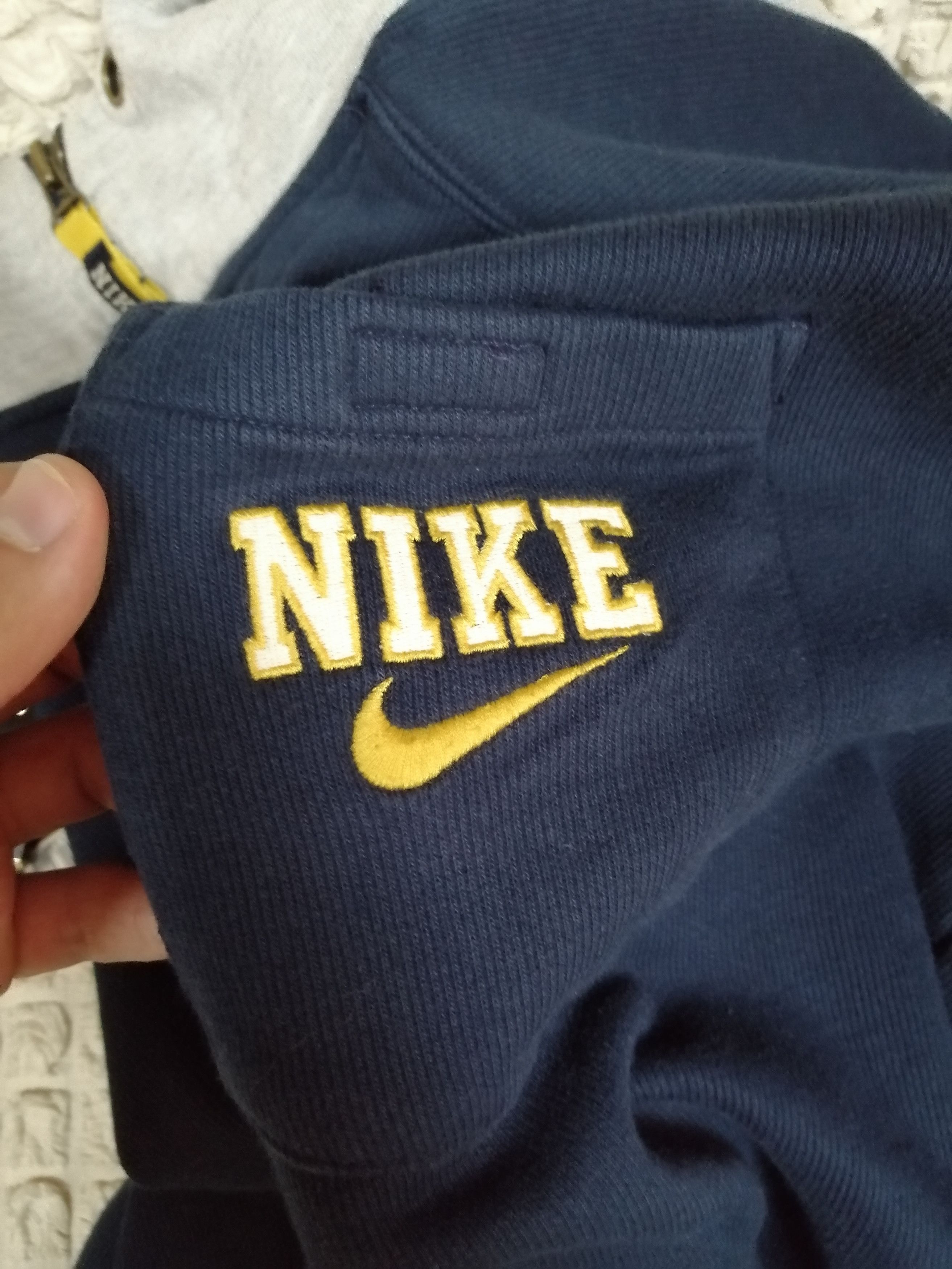 Nike × Vintage 90s Vintage Nike zip hoodie Size US L / EU 52-54 / 3 - 10 Thumbnail