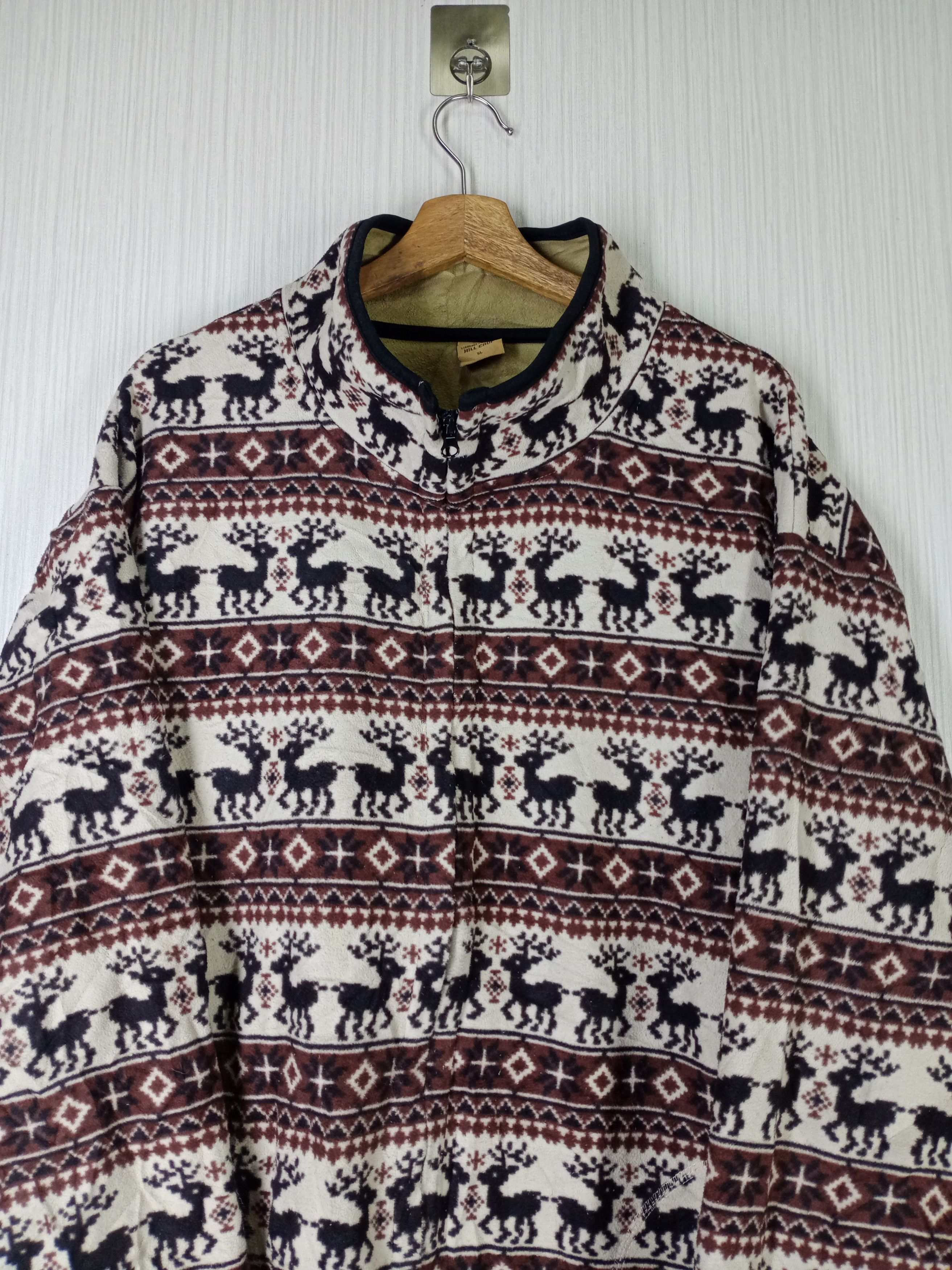 Japanese Brand Vintage Hill Crop Japanese Brand Animal Native Fleece Jacket Size US XXL / EU 58 / 5 - 2 Thumbnail
