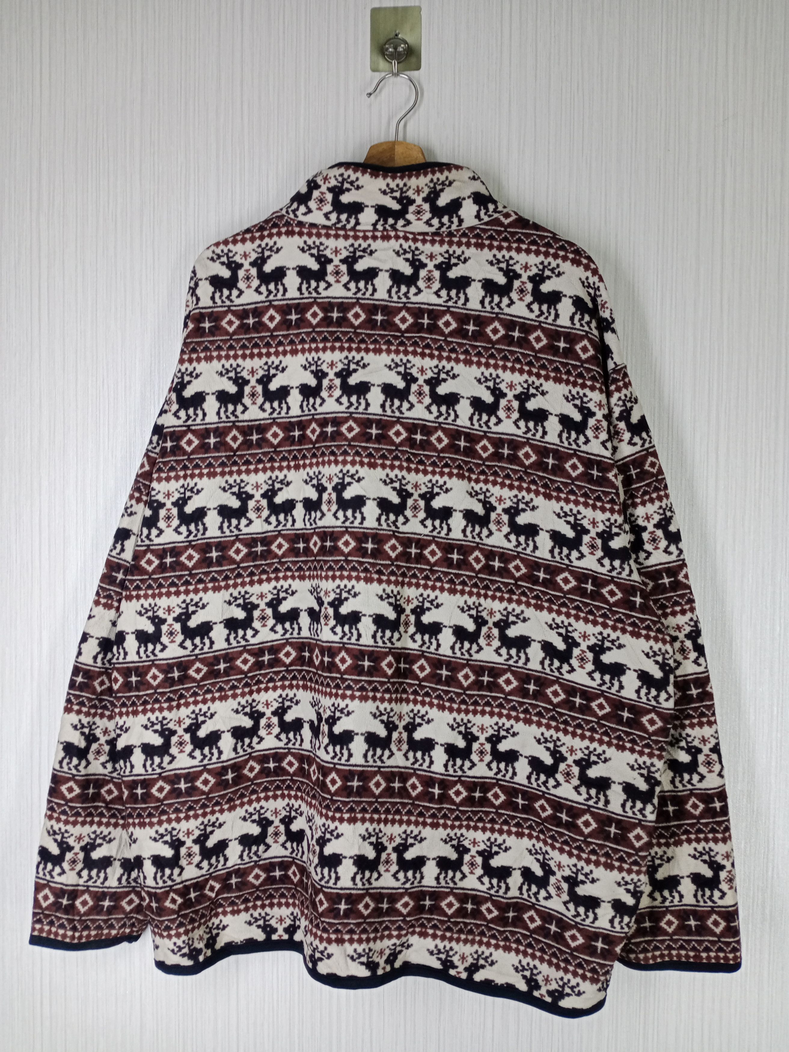 Japanese Brand Vintage Hill Crop Japanese Brand Animal Native Fleece Jacket Size US XXL / EU 58 / 5 - 5 Thumbnail
