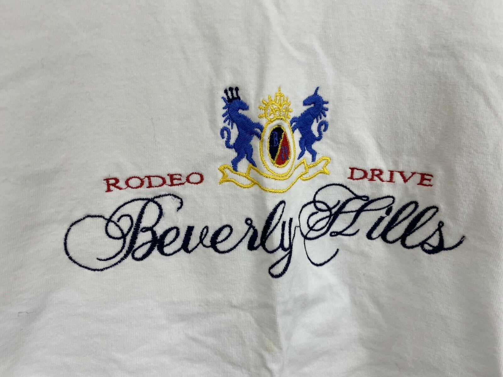 Vintage VTG Beverly Hills Rodeo Drive California Crest T-Shirt L Size US L / EU 52-54 / 3 - 2 Preview