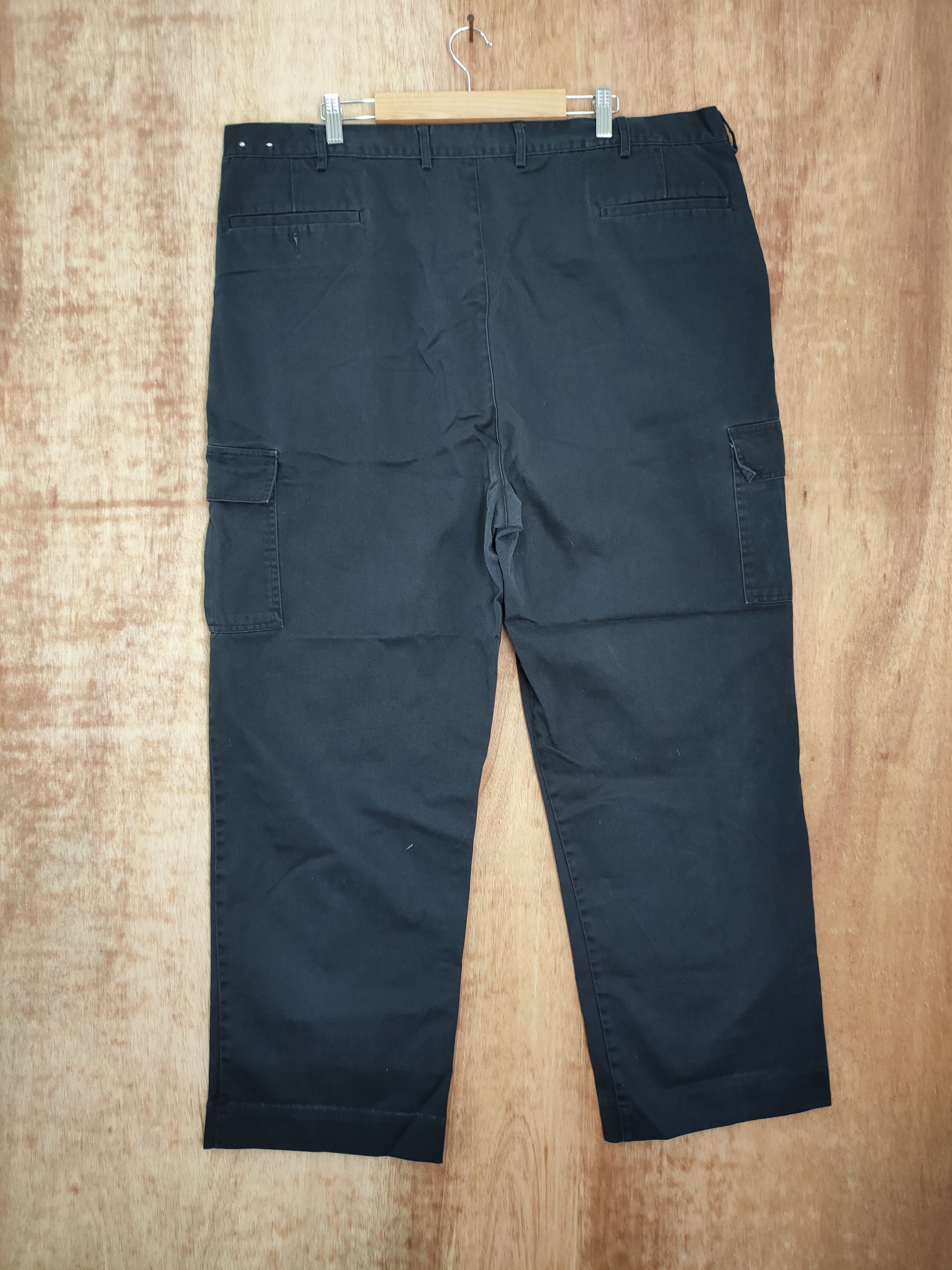 Japanese Brand DL Edward black streetwear multi pocket cargo pants #938 Size US 42 / EU 58 - 5 Thumbnail