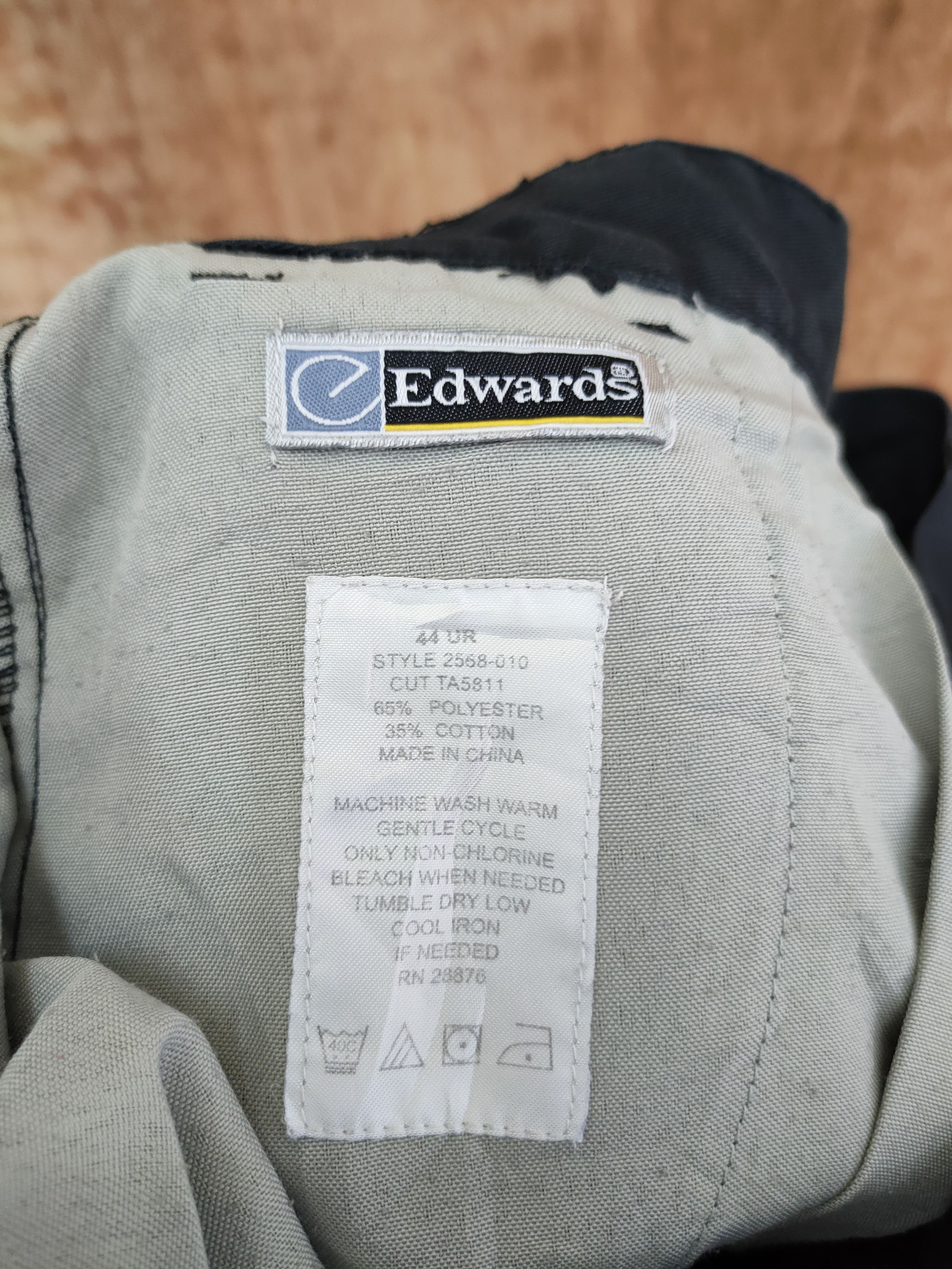 Japanese Brand DL Edward black streetwear multi pocket cargo pants #938 Size US 42 / EU 58 - 8 Thumbnail