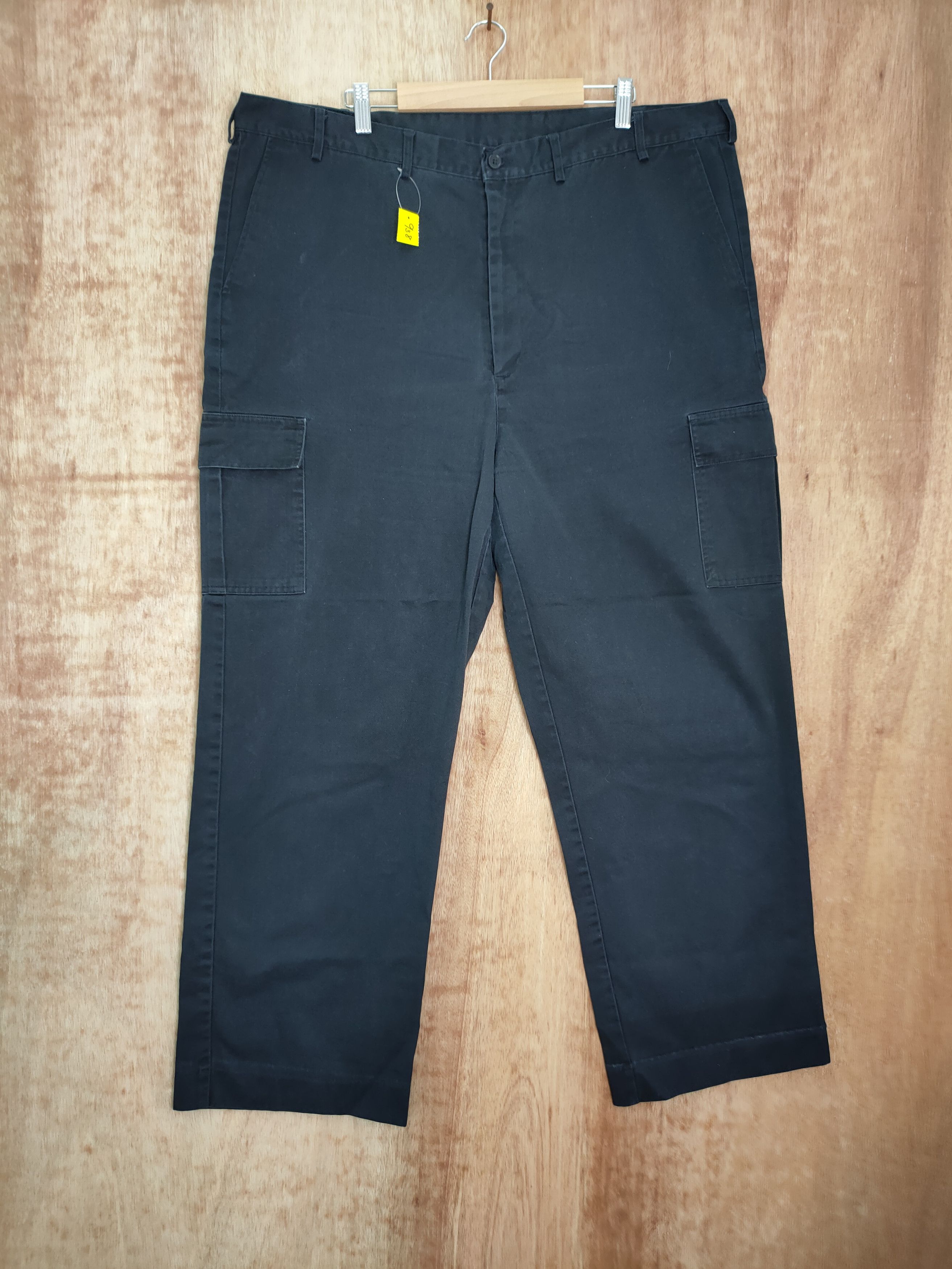 Japanese Brand DL Edward black streetwear multi pocket cargo pants #938 Size US 42 / EU 58 - 1 Thumbnail
