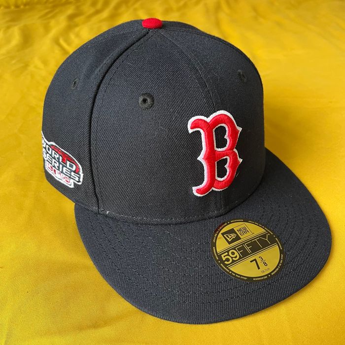 New Era Boston Red Sox Floral Visor 2004 World Series Patch Fitted ...