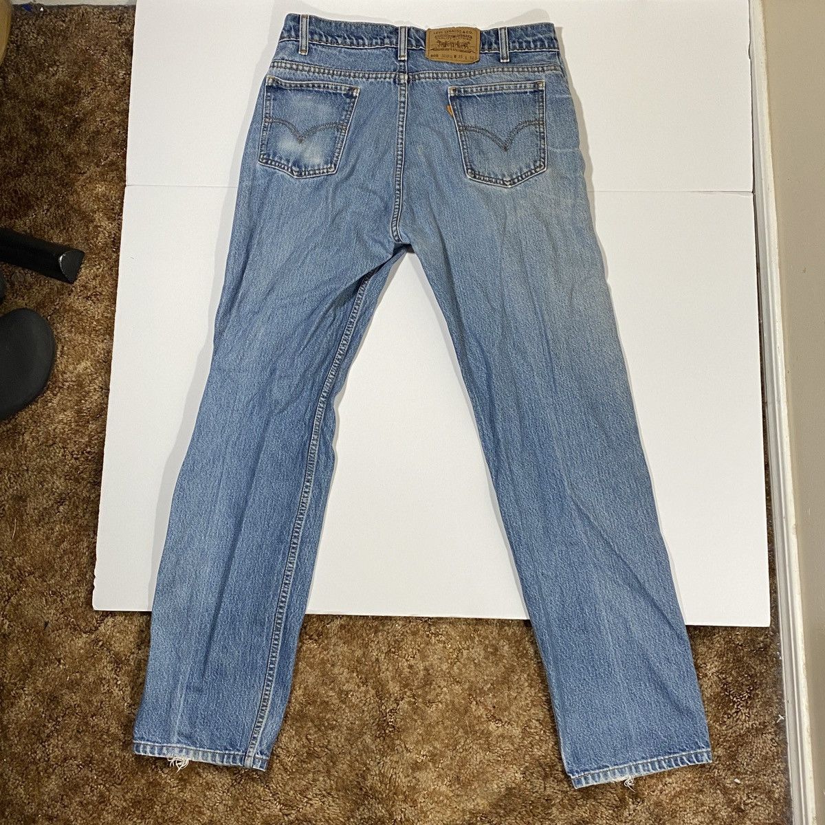 Levi's × Vintage Vintage Levi’s 505 Orange Tab Jeans Size US 33 - 2 Thumbnail