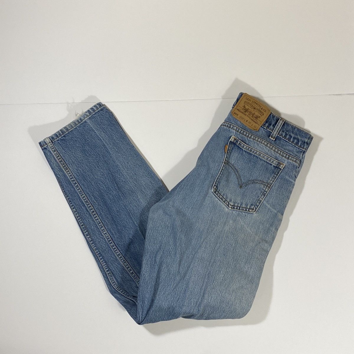 Levi's × Vintage Vintage Levi’s 505 Orange Tab Jeans Size US 33 - 1 Thumbnail