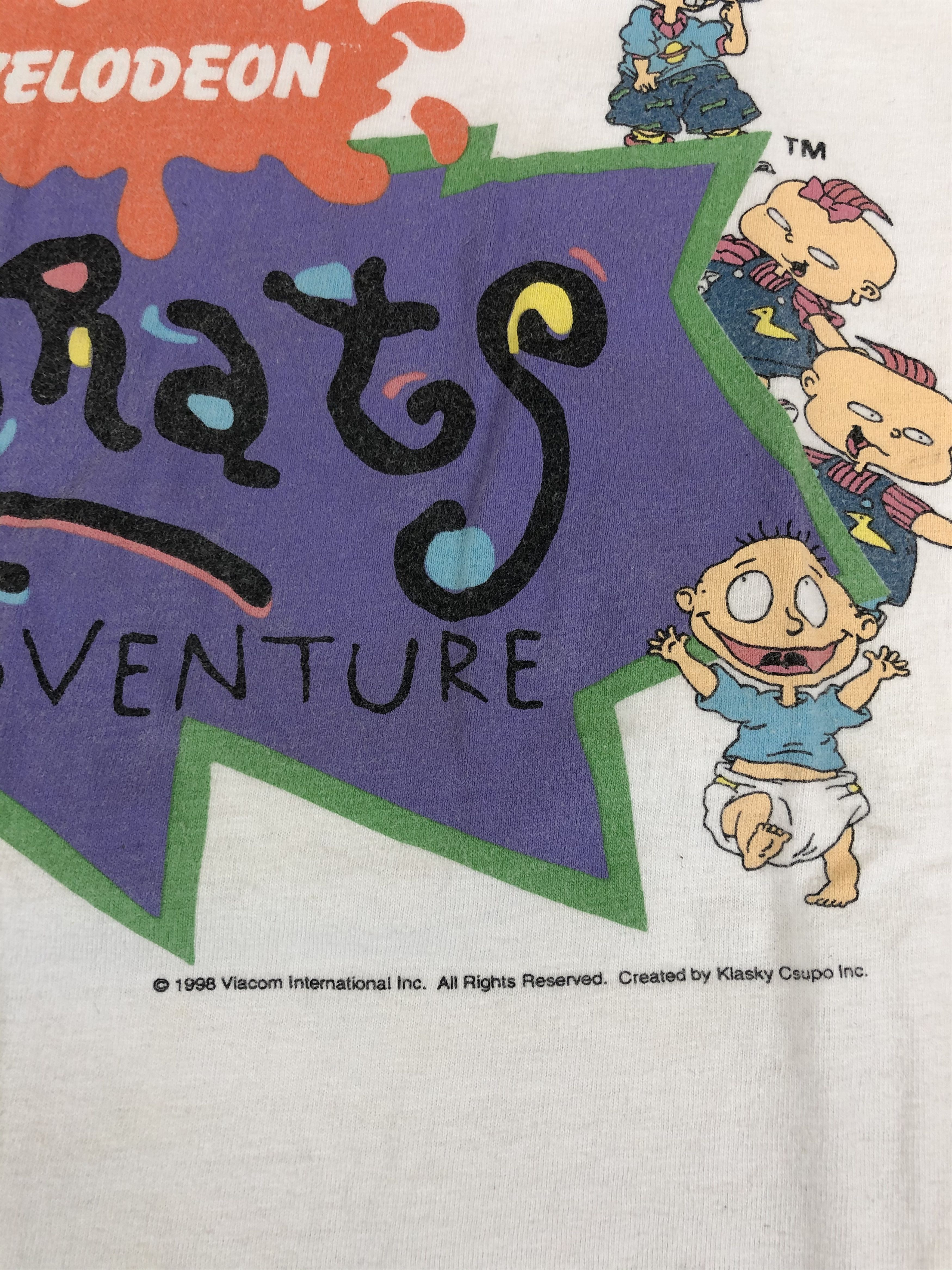 Cartoon Network Vintage 1998 Rugrats Nickelodeon (Hey Arnold Stimpy Show) Size US S / EU 44-46 / 1 - 5 Thumbnail