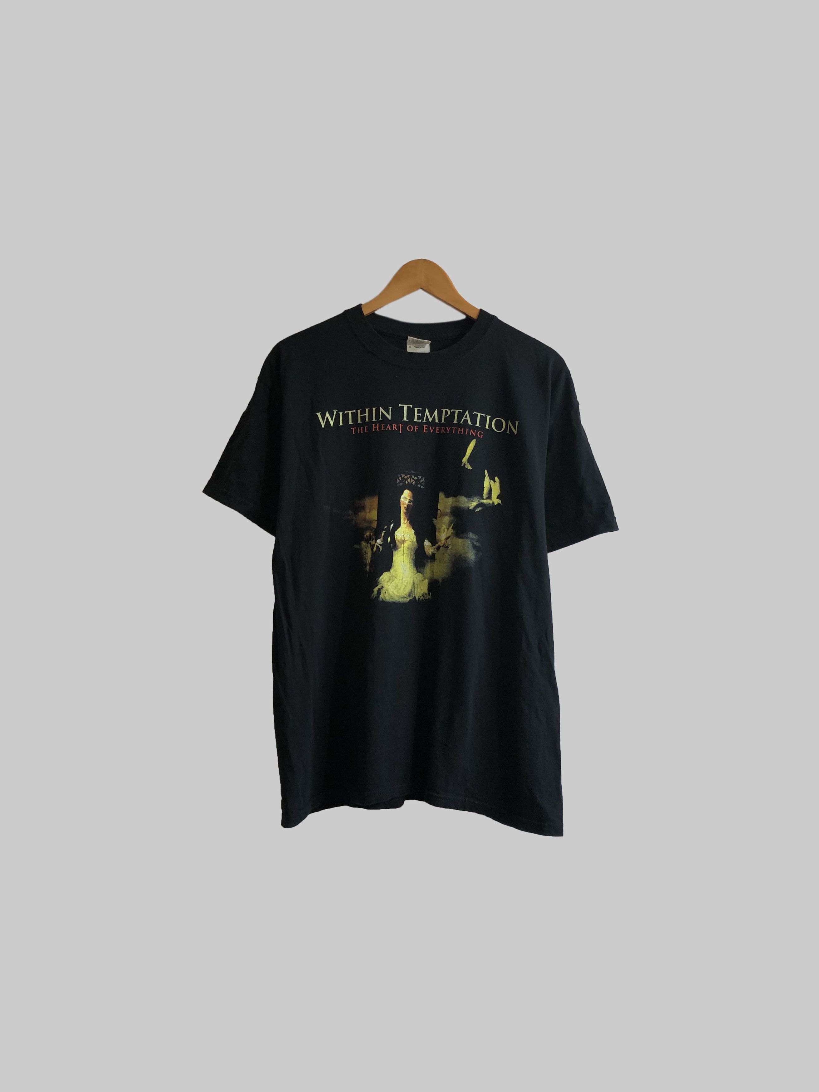 Band Tees Vintage 2008 Within Temptation (Lacuna Coil Arch Enemy) Size US L / EU 52-54 / 3 - 1 Thumbnail