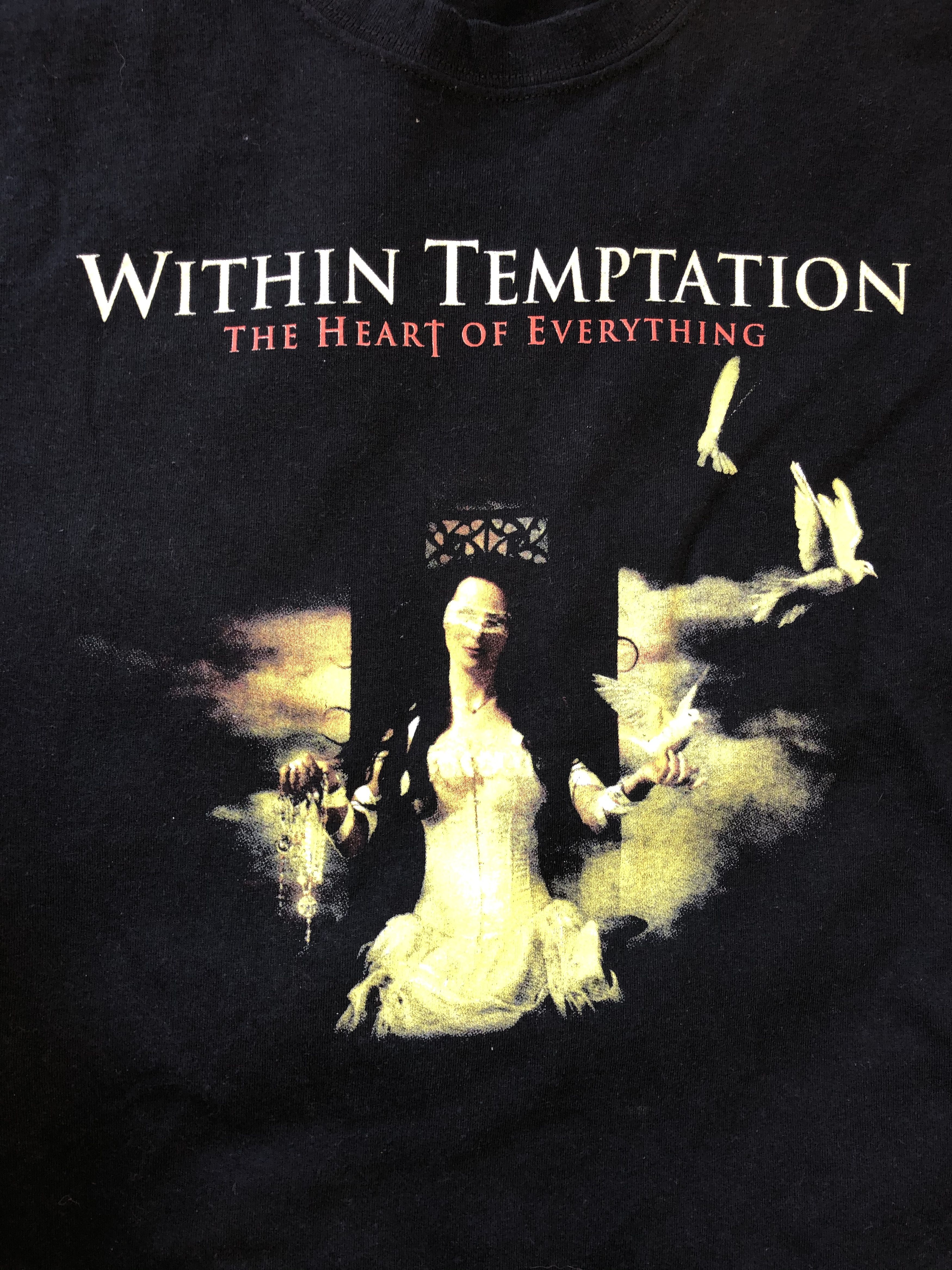 Band Tees Vintage 2008 Within Temptation (Lacuna Coil Arch Enemy) Size US L / EU 52-54 / 3 - 5 Thumbnail