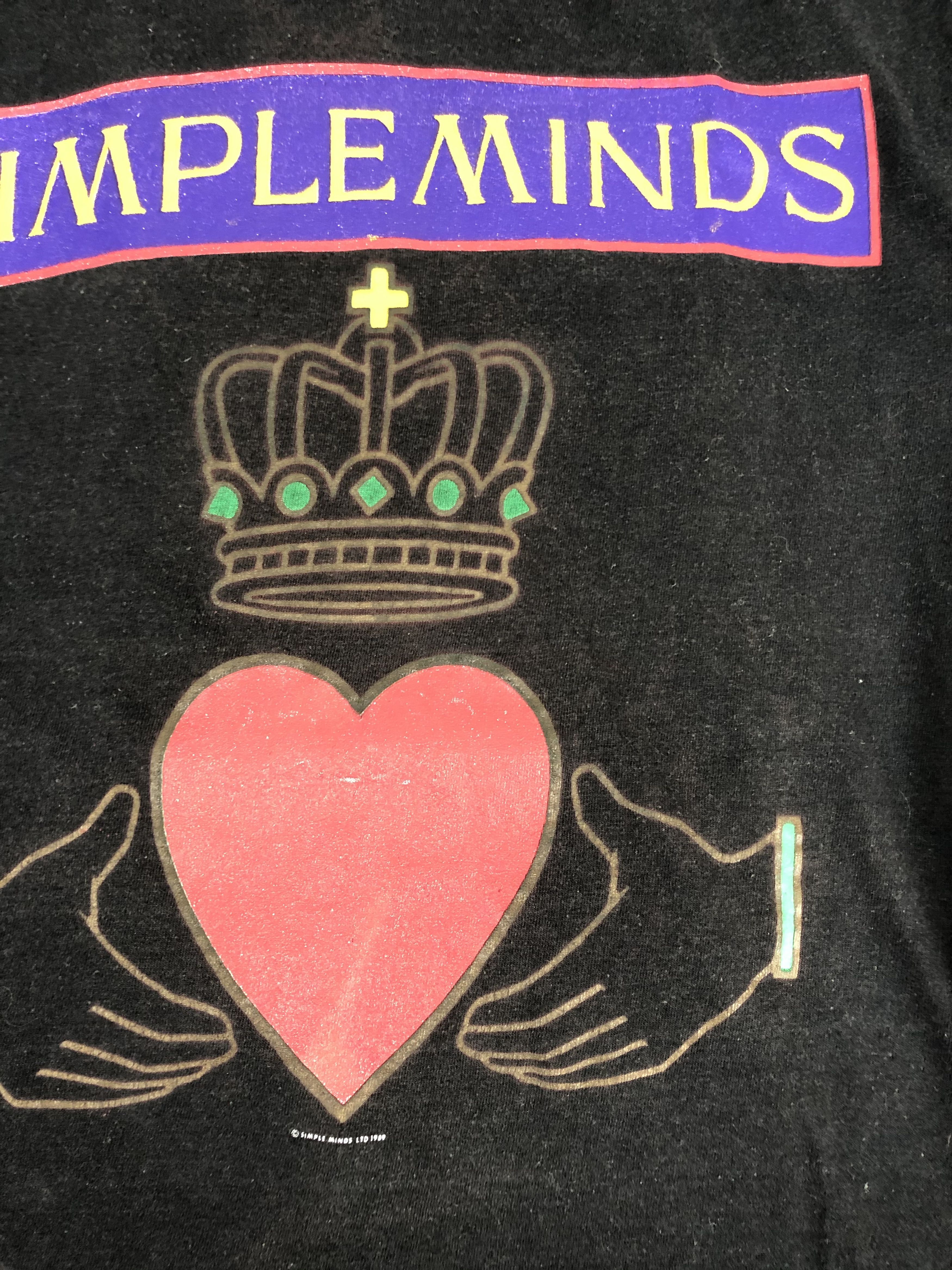 Band Tees Vintage 1989 Simple Minds (Simply Red Tears for Fears) Size US M / EU 48-50 / 2 - 13 Thumbnail