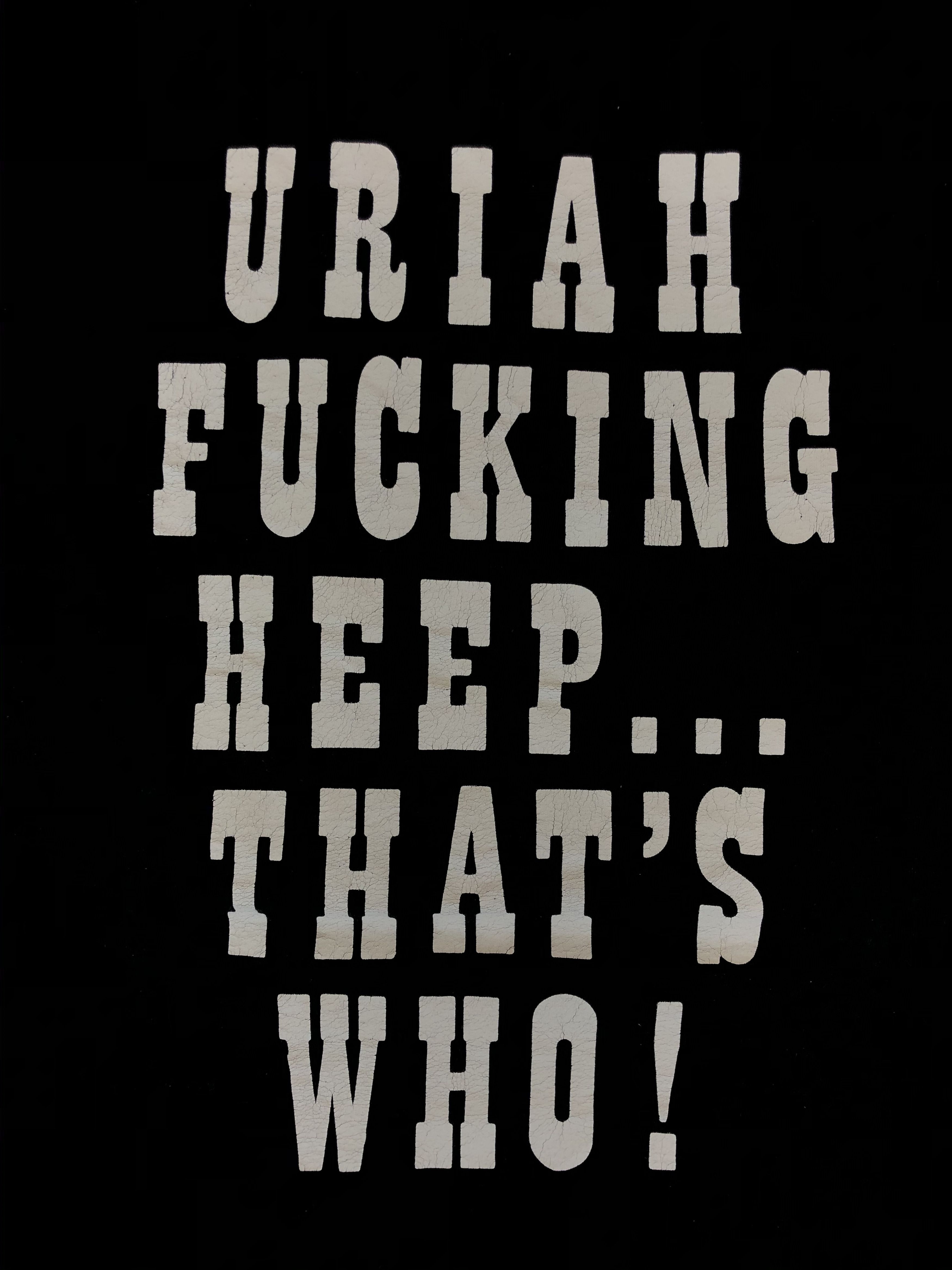 Band Tees Vintage 90s Uriah Heep (Deep Purple Black Sabbath Jethro) Size US L / EU 52-54 / 3 - 7 Thumbnail