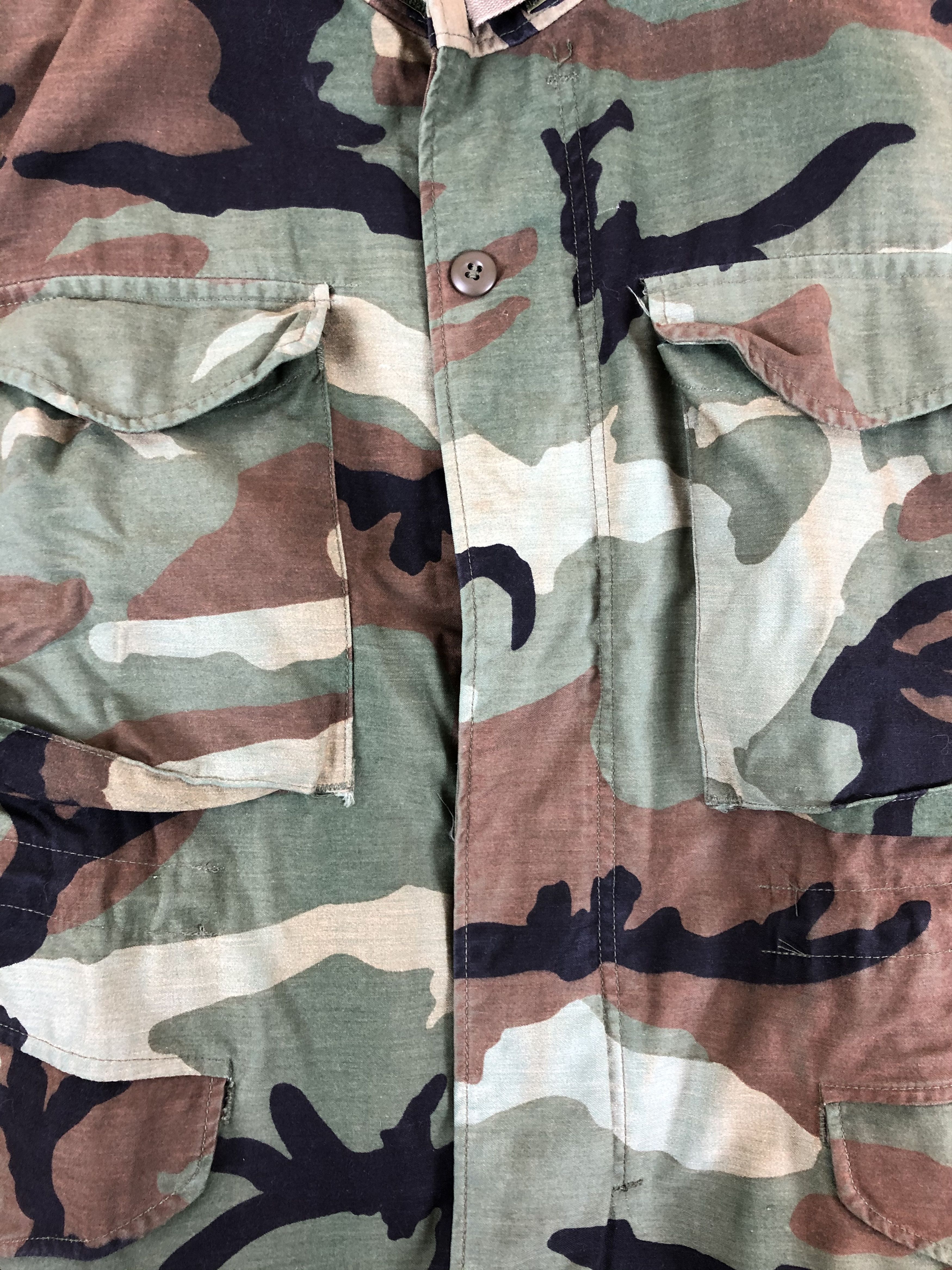 Vintage Vintage 70s Duck Camo Quilted Jacket USA Scovill Size US S / EU 44-46 / 1 - 4 Thumbnail