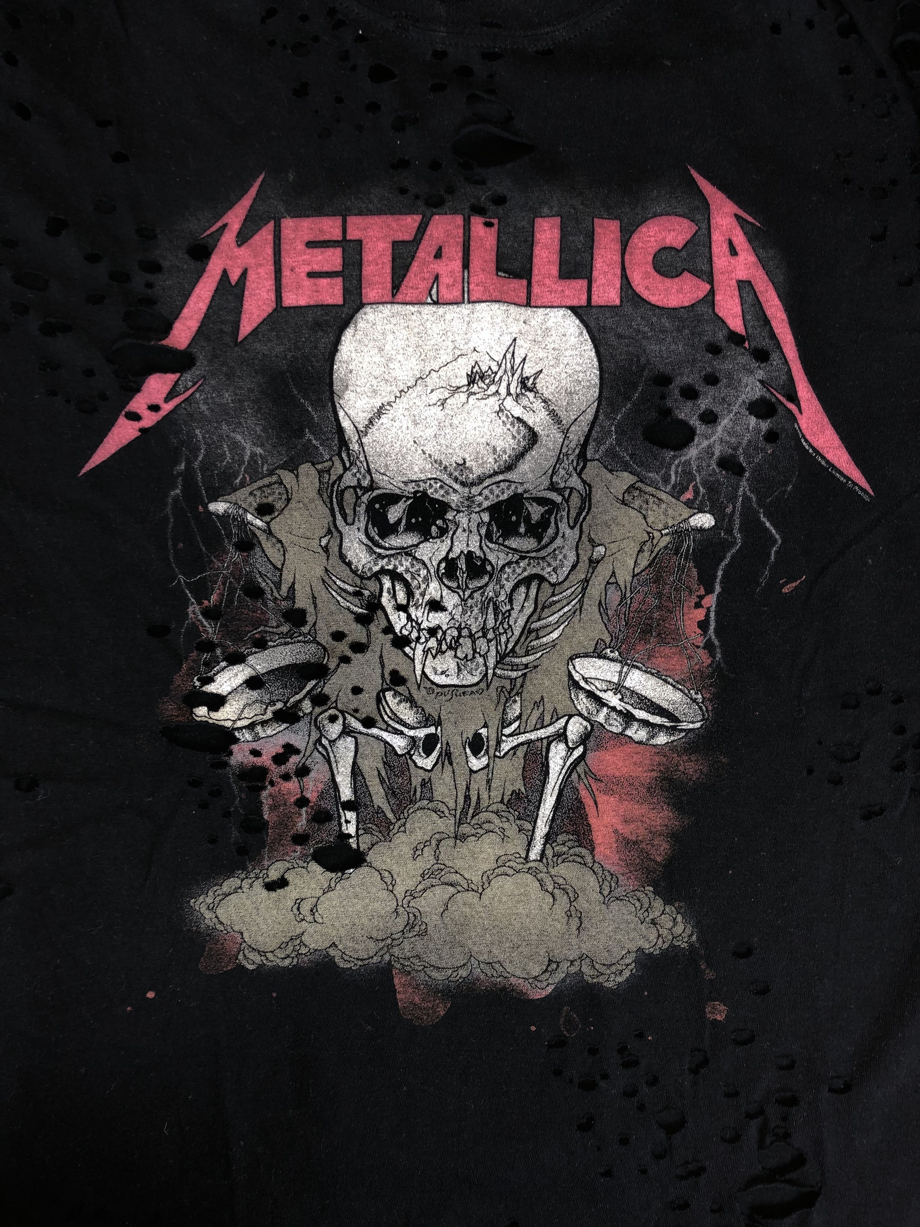 Band Tees Vintage Metallica (Iron Maiden Black Sabbath Pink Floyd) Size US M / EU 48-50 / 2 - 3 Thumbnail