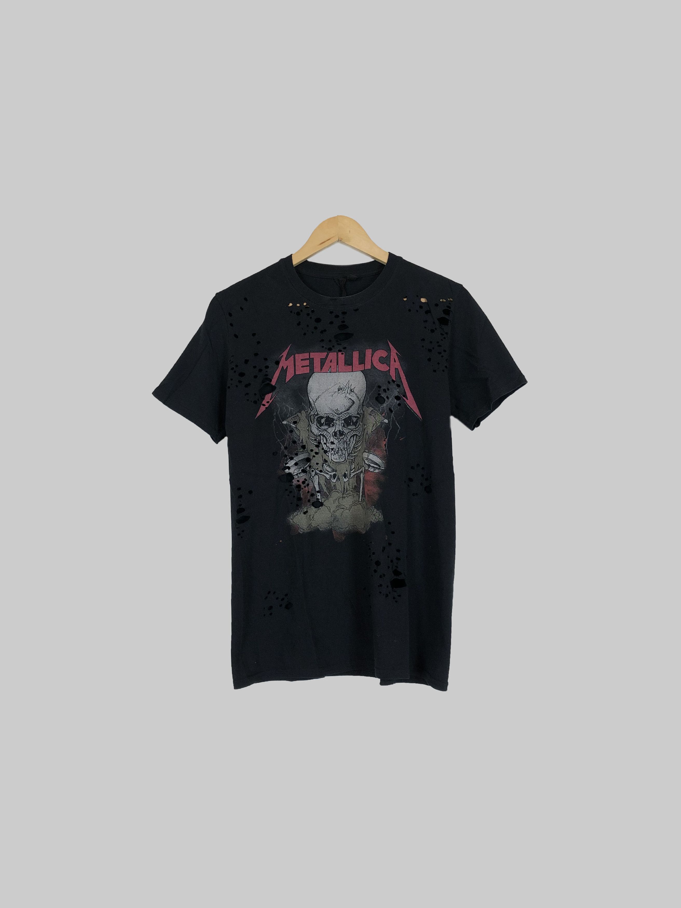 Band Tees Vintage Metallica (Iron Maiden Black Sabbath Pink Floyd) Size US M / EU 48-50 / 2 - 1 Thumbnail