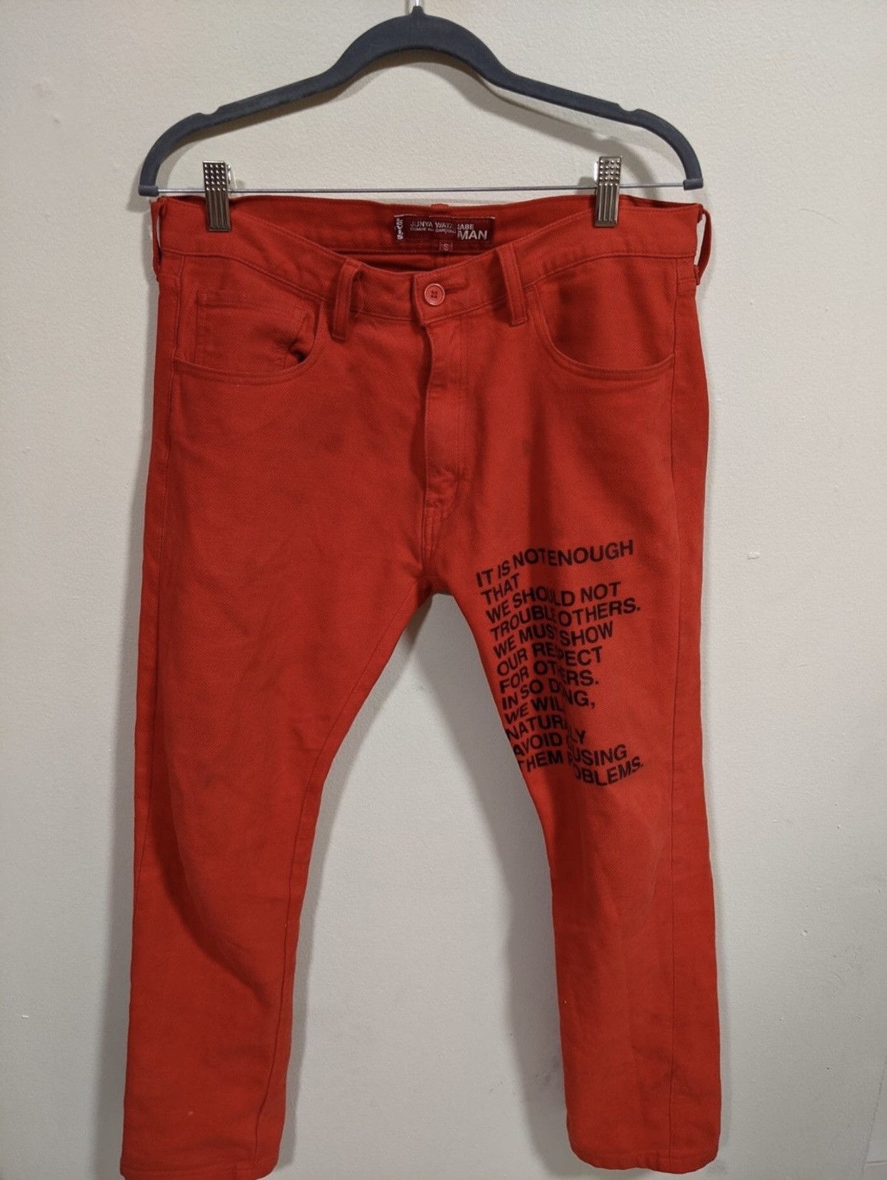 Comme Des Garcons Poem Denim | Grailed