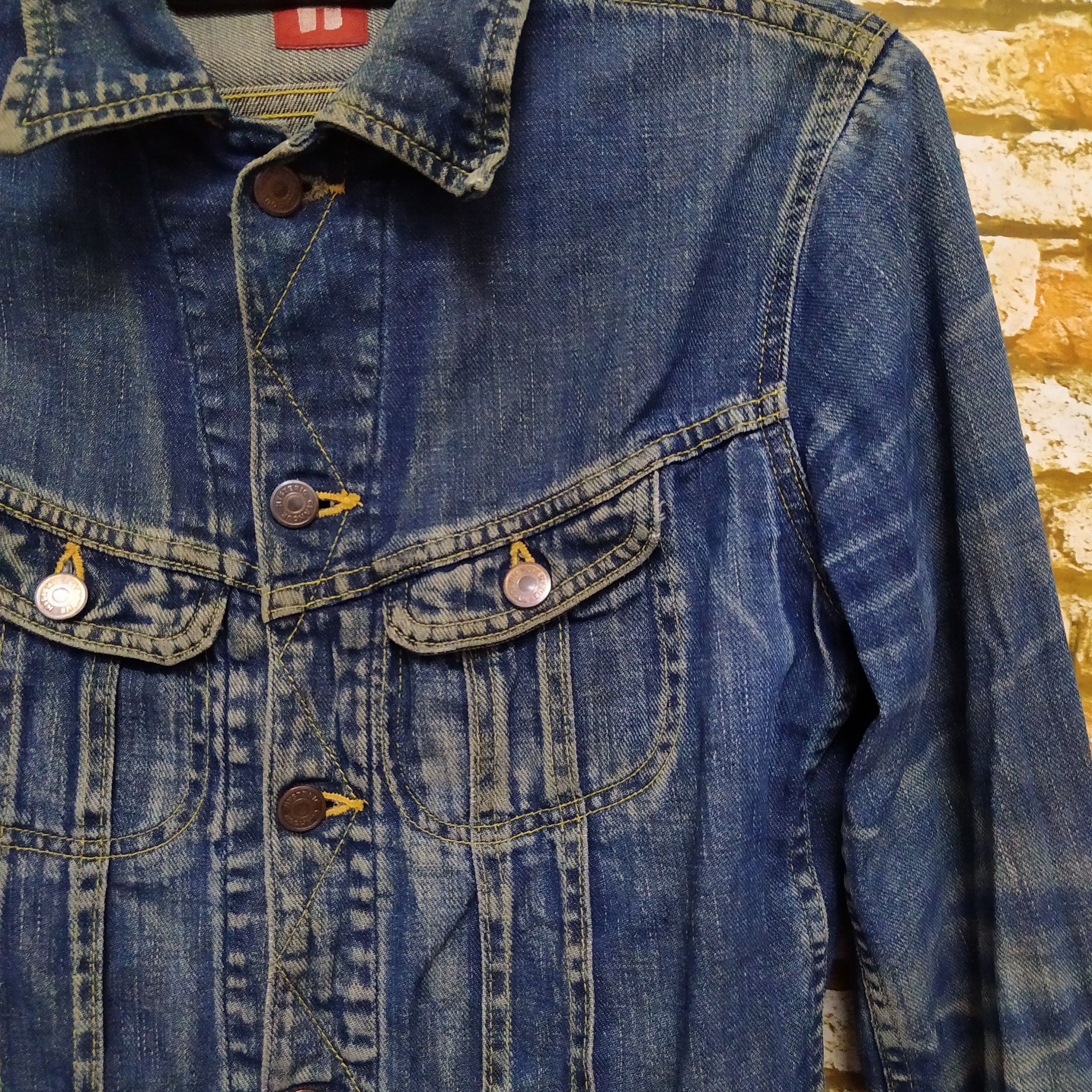 Hysteric Glamour × Vintage VTG HYSTERIC GLAMOUR DENIM JACKET (D178) Size US S / EU 44-46 / 1 - 2 Thumbnail