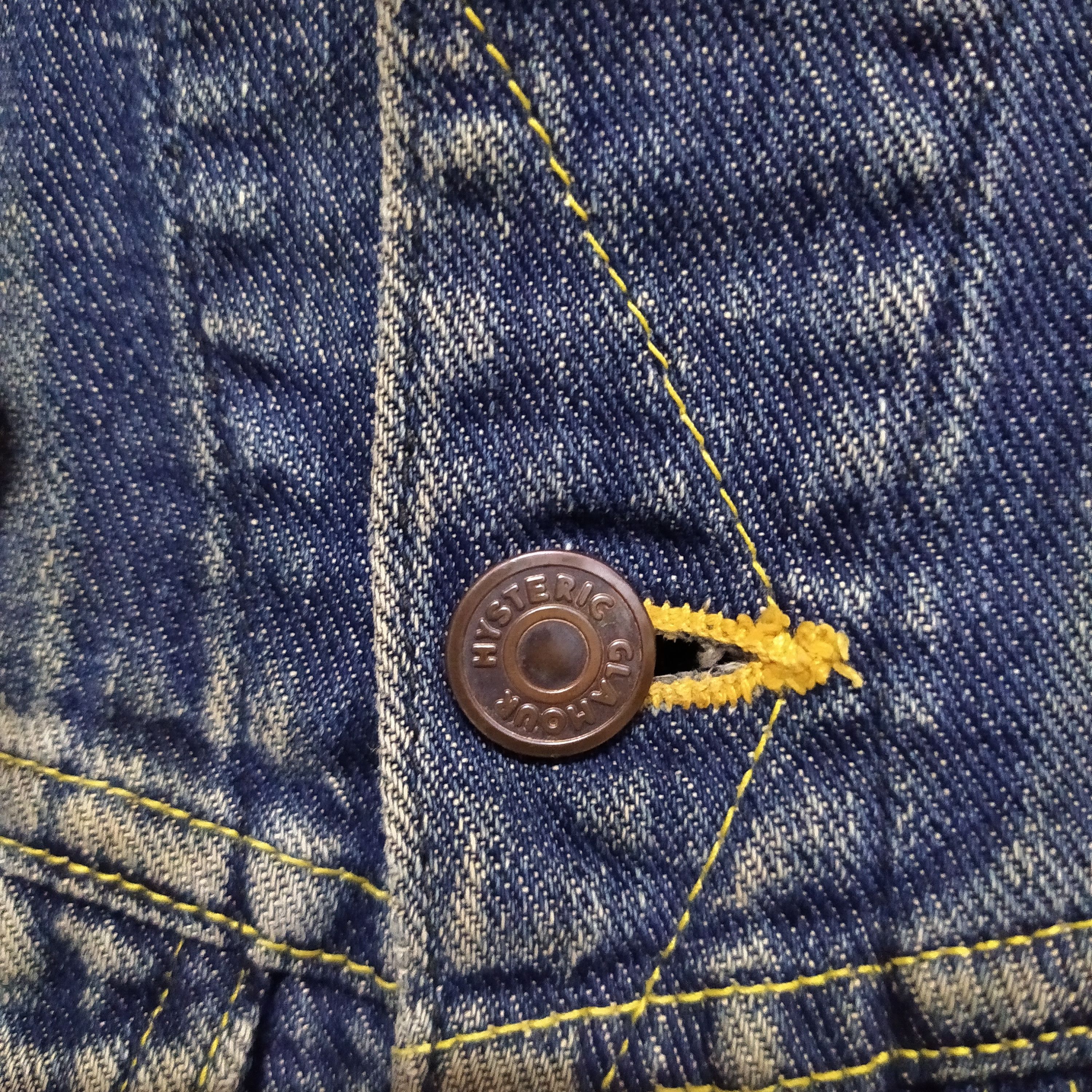 Hysteric Glamour × Vintage VTG HYSTERIC GLAMOUR DENIM JACKET (D178) Size US S / EU 44-46 / 1 - 3 Thumbnail