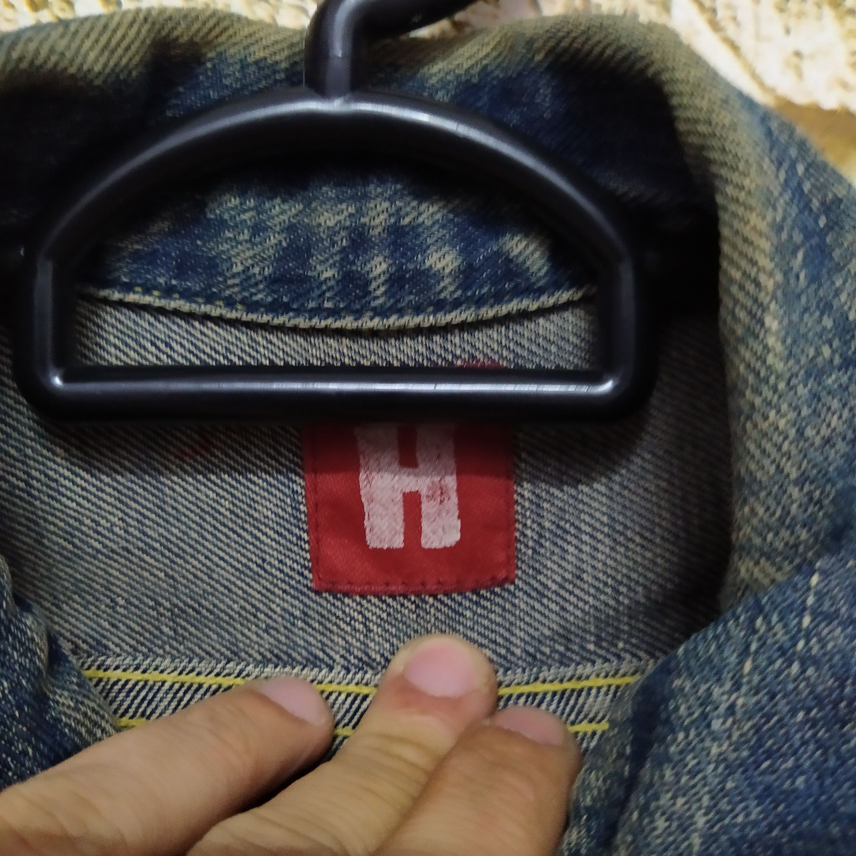 Hysteric Glamour × Vintage VTG HYSTERIC GLAMOUR DENIM JACKET (D178) Size US S / EU 44-46 / 1 - 4 Thumbnail