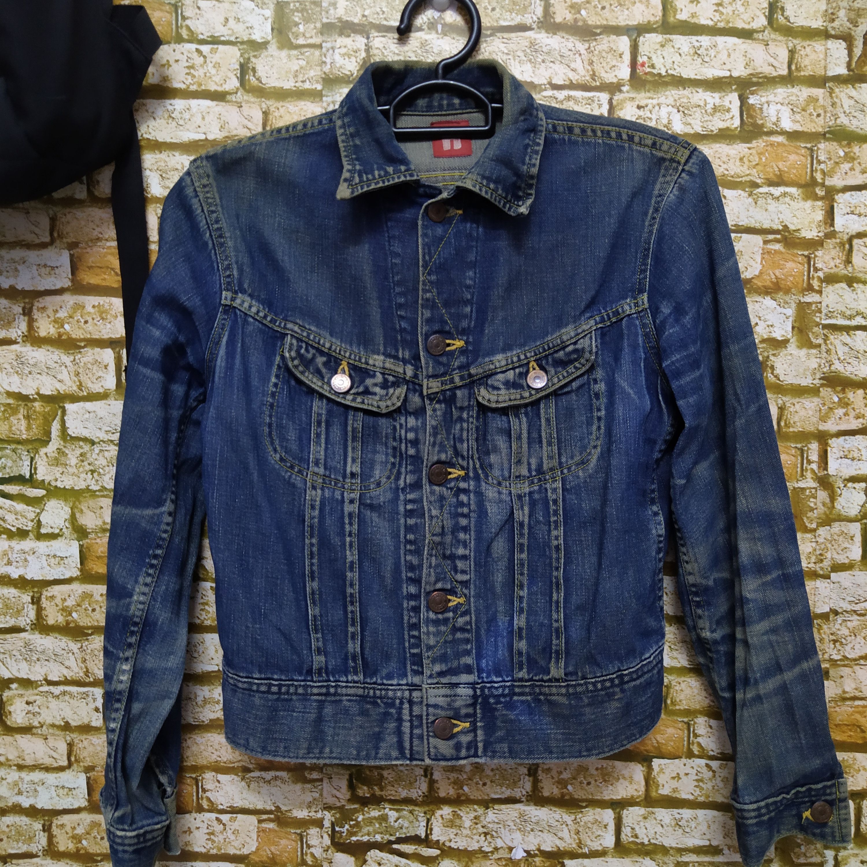 Hysteric Glamour × Vintage VTG HYSTERIC GLAMOUR DENIM JACKET (D178) Size US S / EU 44-46 / 1 - 1 Thumbnail
