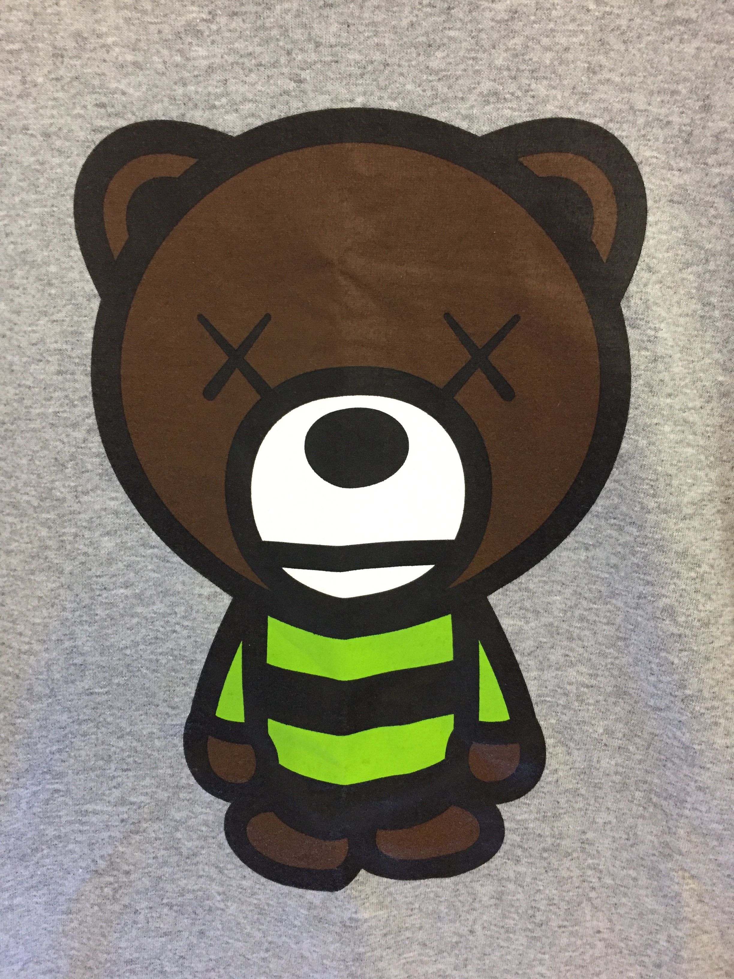 Bape × Kaws 2006 Bape kaws bear tee Size US M / EU 48-50 / 2 - 5 Thumbnail