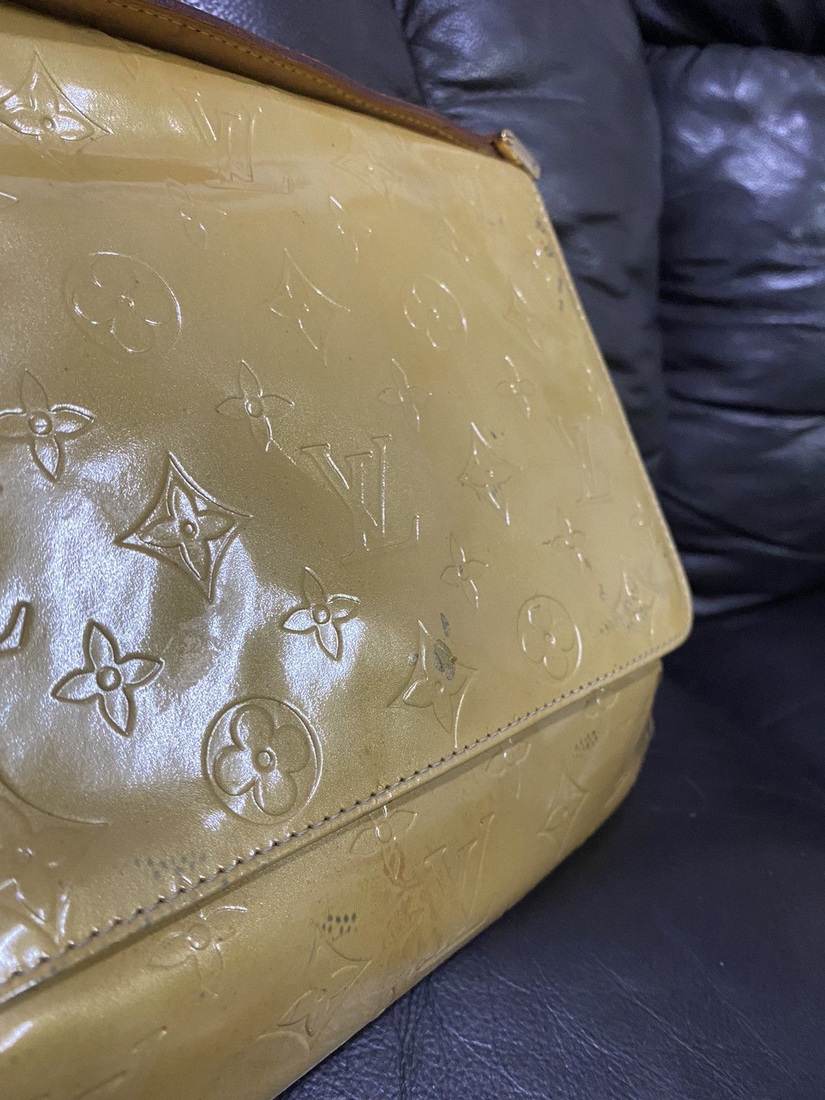 Louis Vuitton Vintage Louis Vuitton Vernis Nude Shoulder Bag DIRTY Size ONE SIZE - 16 Thumbnail