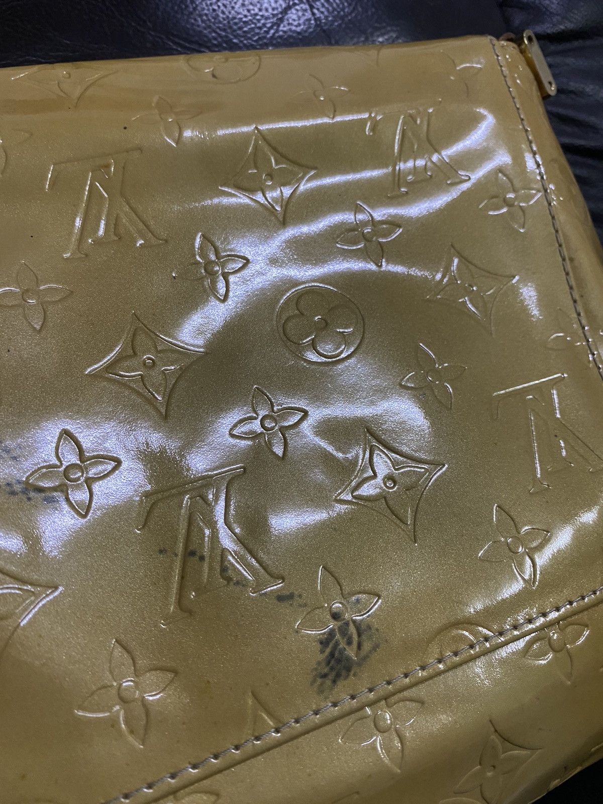 Louis Vuitton Vintage Louis Vuitton Vernis Nude Shoulder Bag DIRTY Size ONE SIZE - 14 Thumbnail
