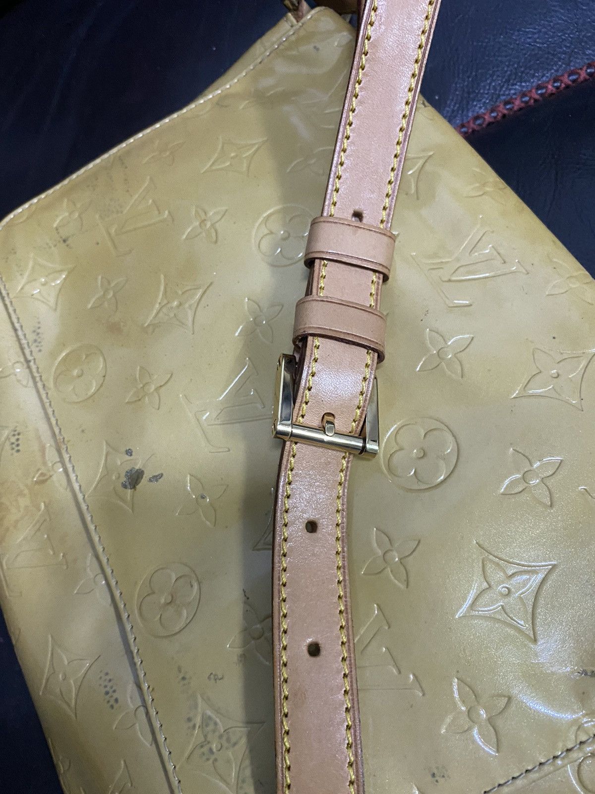 Louis Vuitton Vintage Louis Vuitton Vernis Nude Shoulder Bag DIRTY Size ONE SIZE - 21 Thumbnail