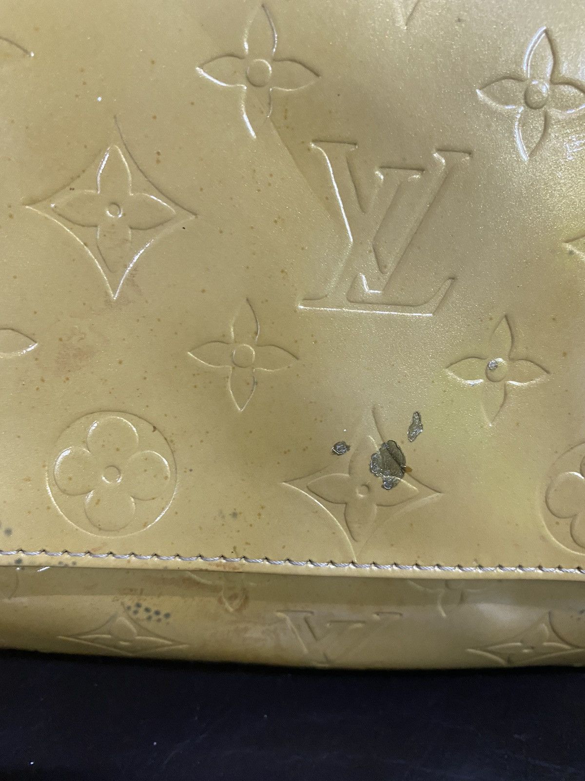 Louis Vuitton Vintage Louis Vuitton Vernis Nude Shoulder Bag DIRTY Size ONE SIZE - 4 Thumbnail