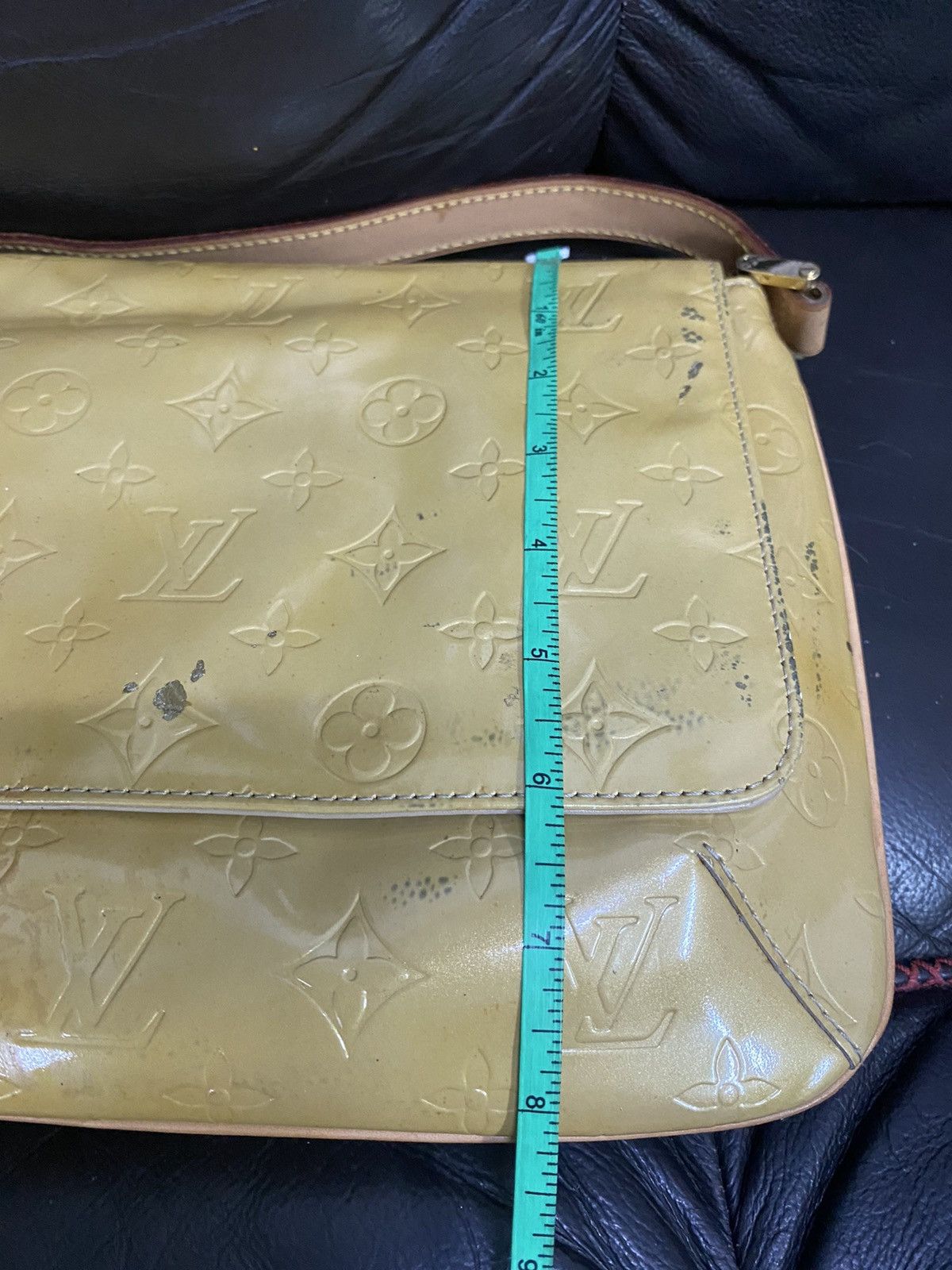 Louis Vuitton Vintage Louis Vuitton Vernis Nude Shoulder Bag DIRTY Size ONE SIZE - 19 Thumbnail