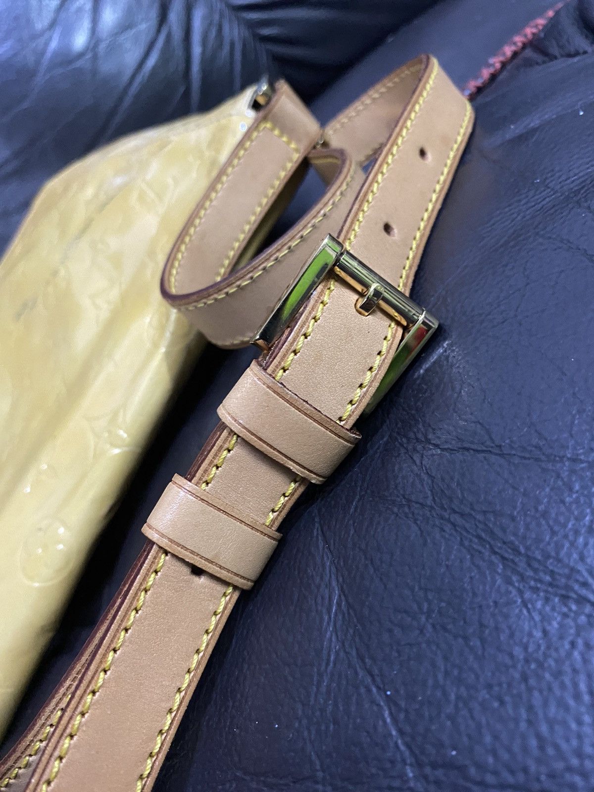 Louis Vuitton Vintage Louis Vuitton Vernis Nude Shoulder Bag DIRTY Size ONE SIZE - 13 Thumbnail